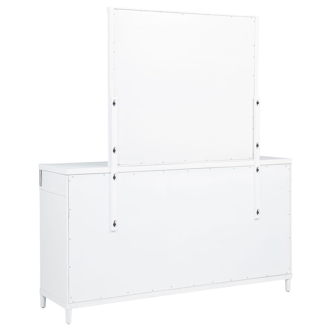  Coaster Furniture Gracemont 225073M 8-drawer Bedroom Dresser with Mirror - White IMAGE 1