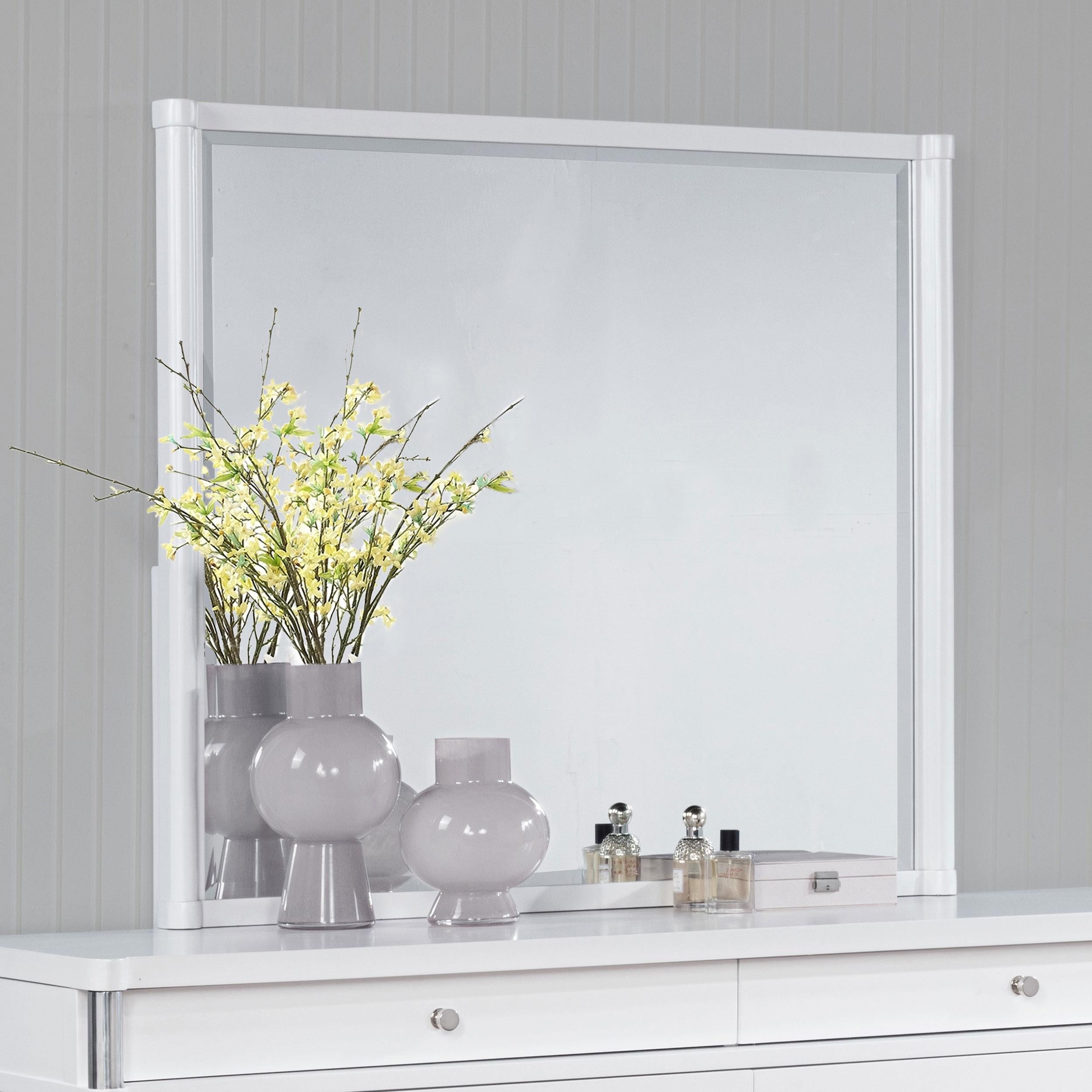  Coaster Furniture Gracemont 225074 Dresser Mirror - White IMAGE 5