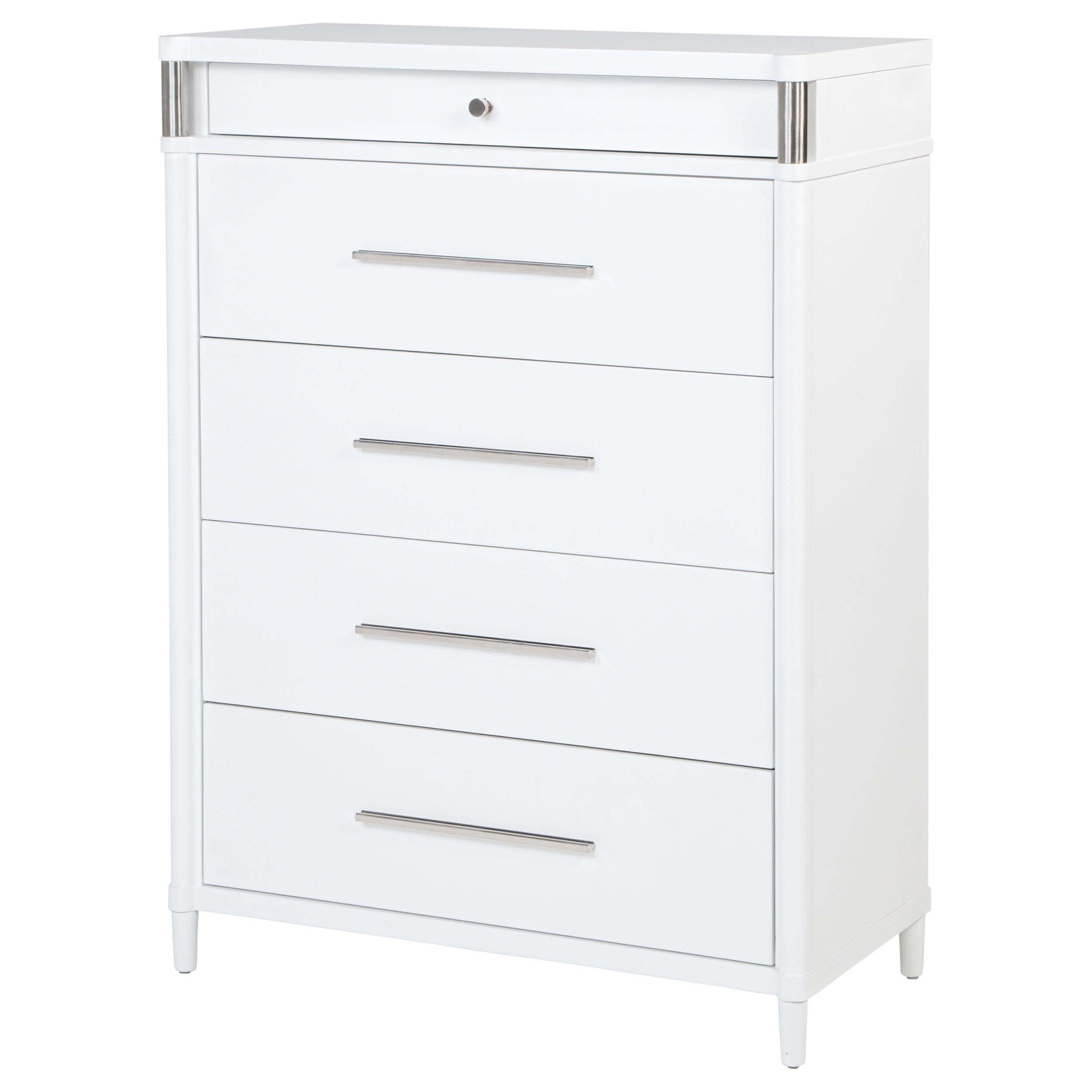 Coaster Furniture Gracemont 225075 5-drawer Bedroom Chest - White IMAGE 14