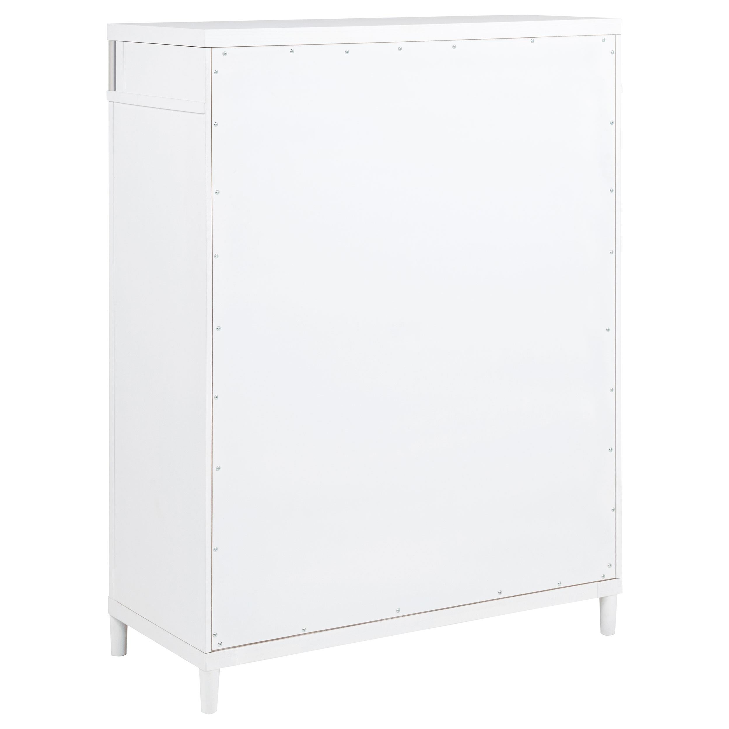  Coaster Furniture Gracemont 225075 5-drawer Bedroom Chest - White IMAGE 2