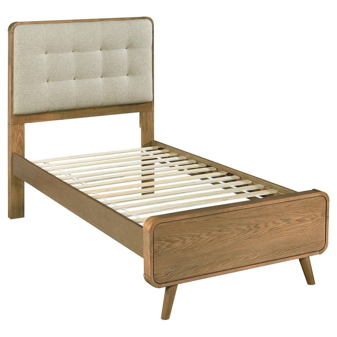  Coaster Furniture Robyn 225091T Wood Twin Platform Bed - Light Ash IMAGE 1