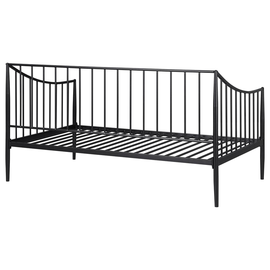  Coaster Furniture Newbury 301056 Metal Twin Daybed Bed Frame - Matte Black IMAGE 1