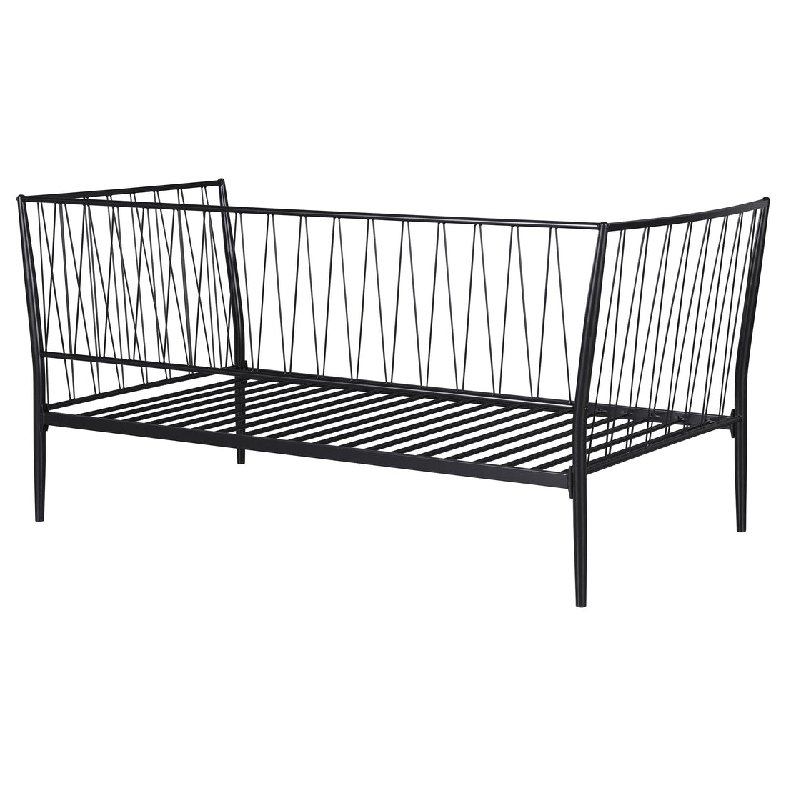  Coaster Furniture Richland 301057 Metal Twin Daybed Bed Frame - Matte Black IMAGE 1