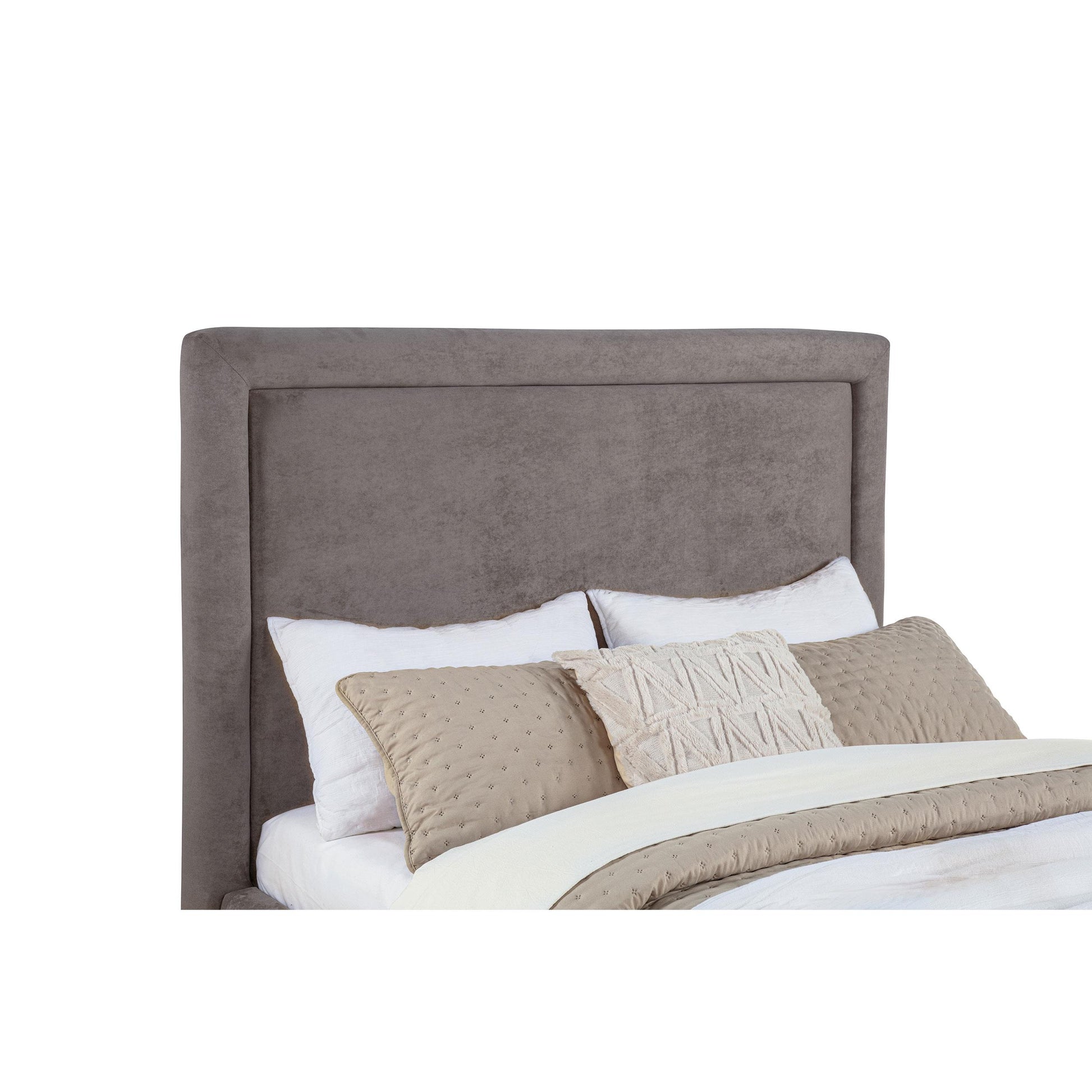  Coaster Furniture Lawson 315835MF 54-inch Upholstered Full Panel Platform Bed - Mushroom IMAGE 3