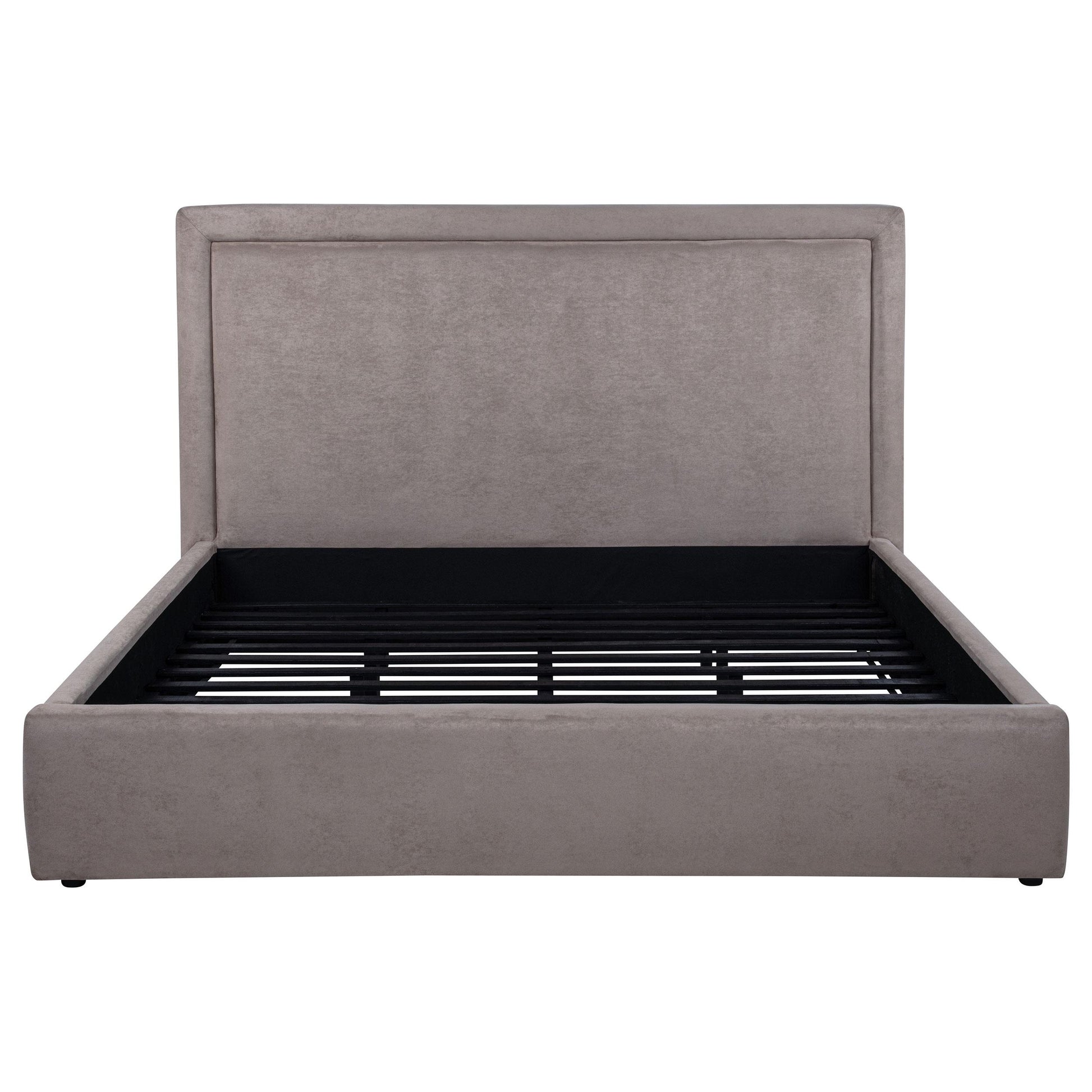  Coaster Furniture Lawson 315835MKE 54-inch Upholstered Eastern King Platform Bed - Mushroom IMAGE 4
