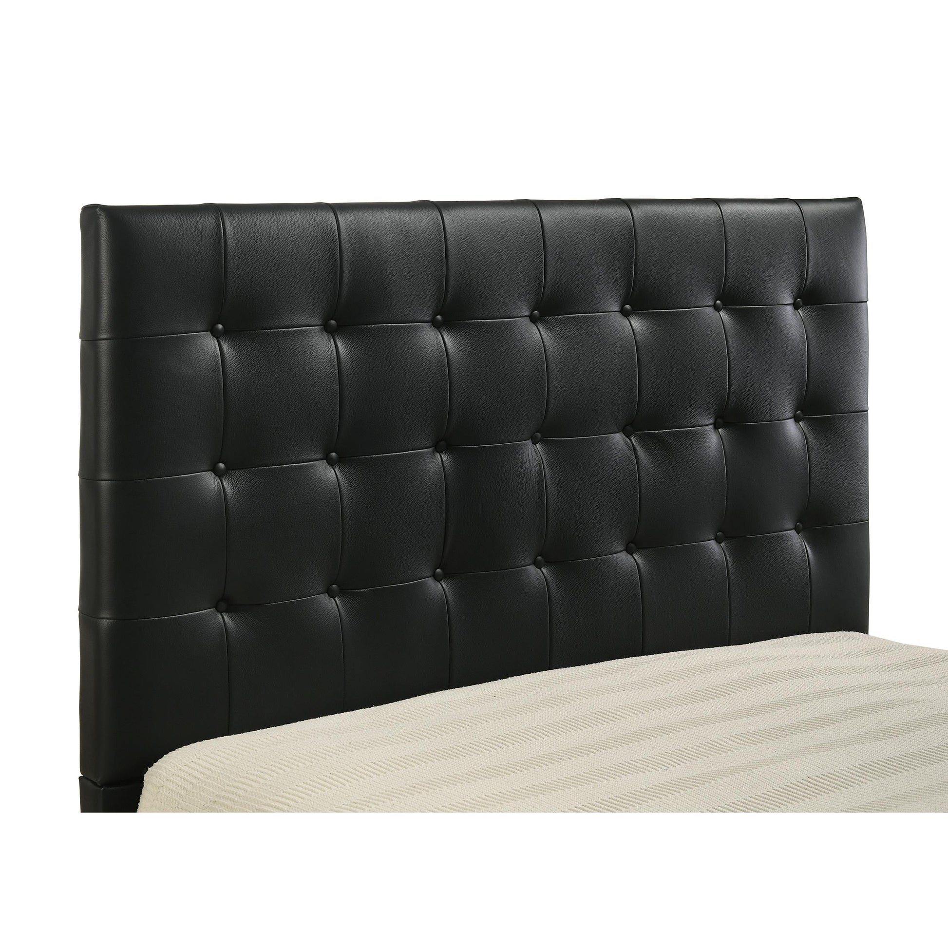  Coaster Furniture Medley 315911BLKKE Genuine Leather Eastern King Platform Bed - Black IMAGE 4