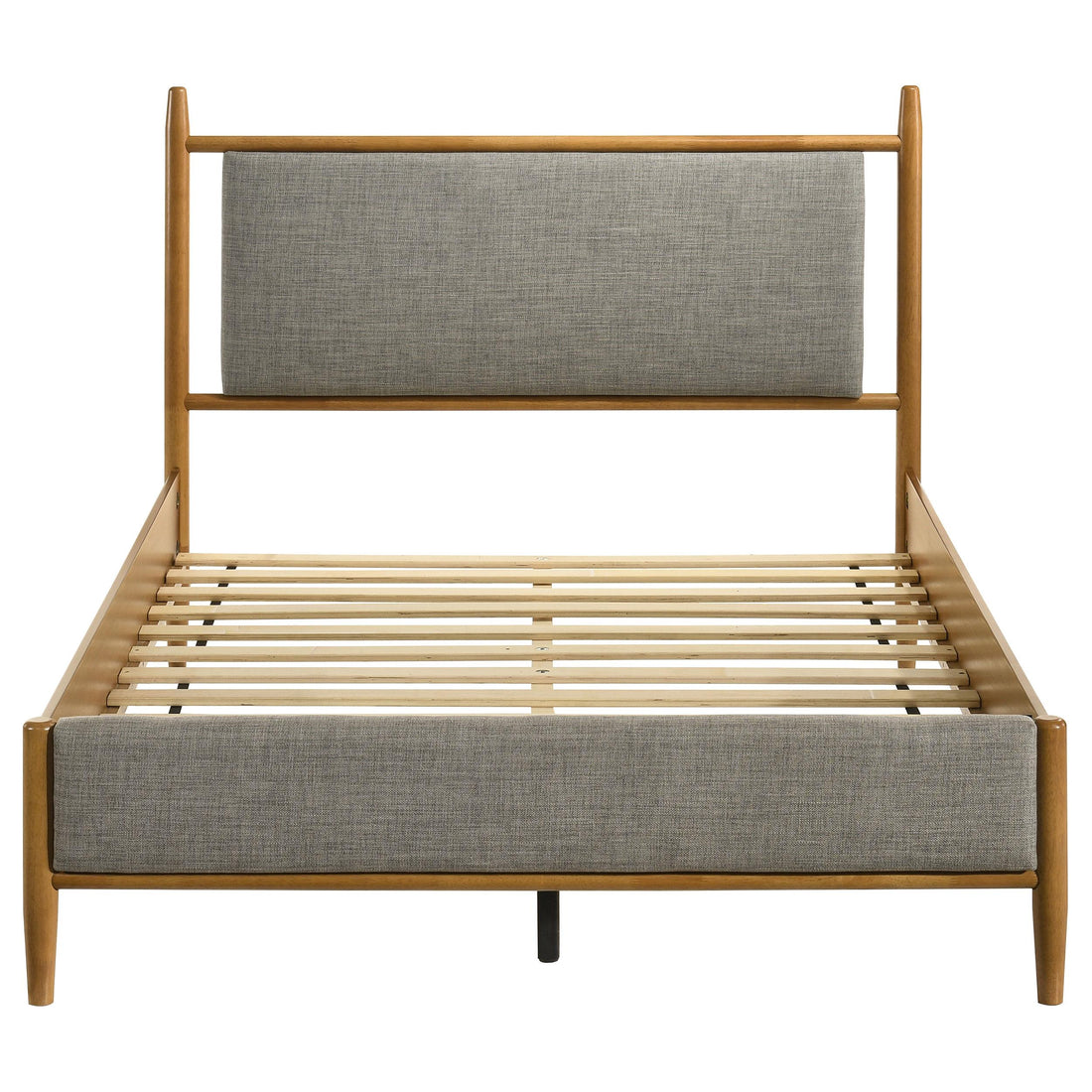  Coaster Furniture Mason 315914F 46-inch Full Panel Platform Bed - Grey/Light Brown IMAGE 1