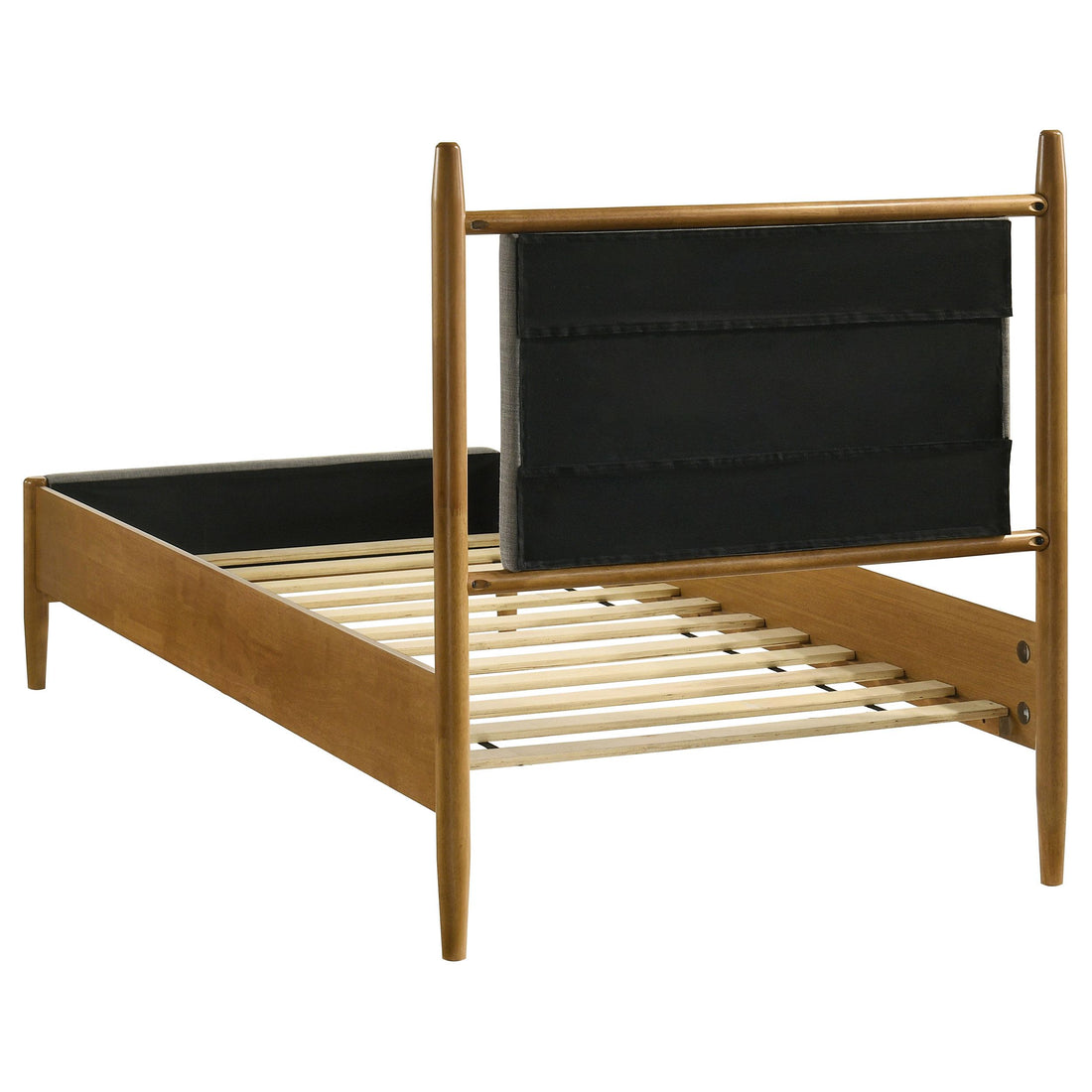  Coaster Furniture Mason 315914T 46-inch Twin Panel Platform Bed - Grey/Light Brown IMAGE 1