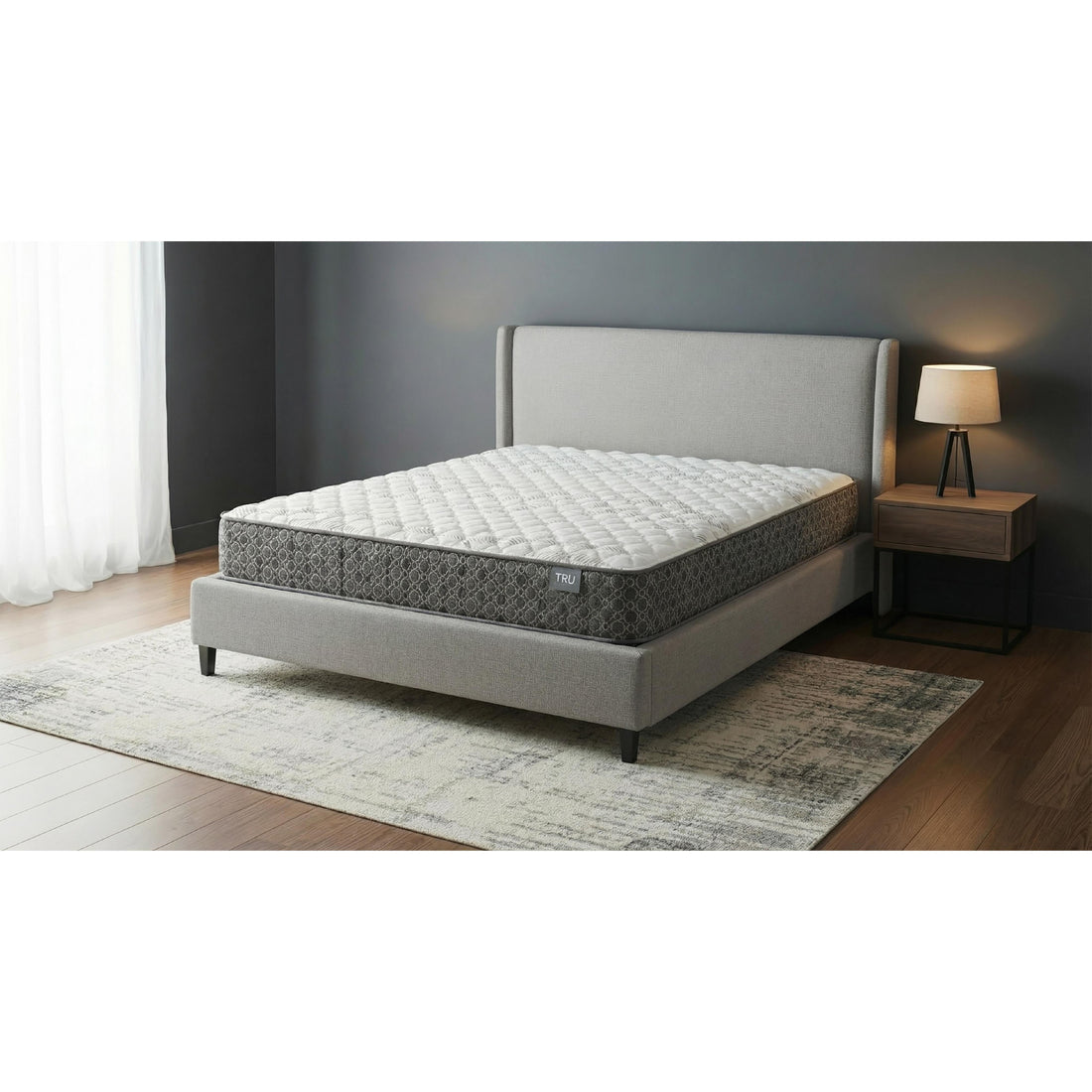  Coaster Furniture Hayes 350170KE Eastern King Firm Tight Top Hybrid Mattress - White IMAGE 1