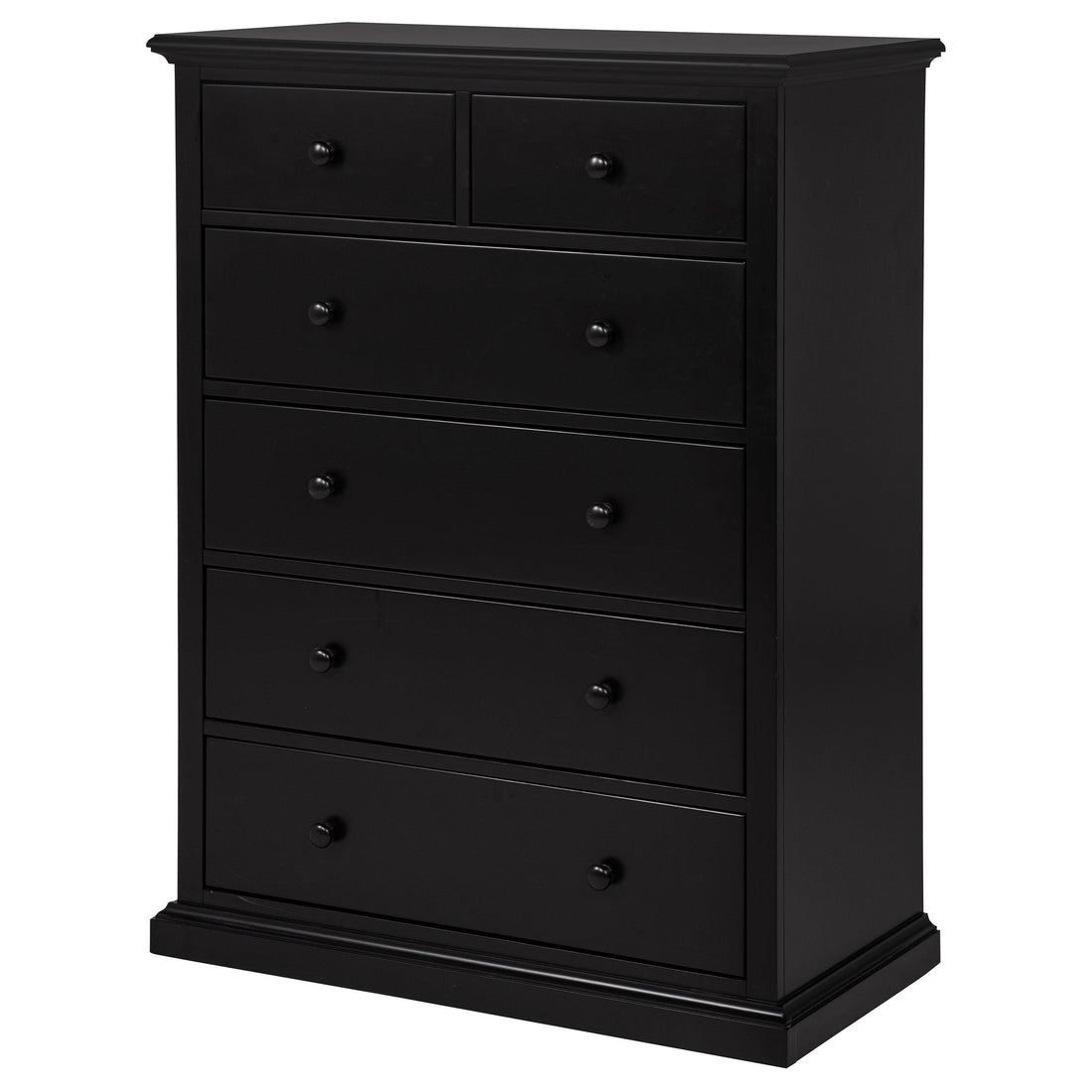  Coaster Furniture Sumerlin 460595BLK 6-drawer Bedroom Chest - Black IMAGE 1