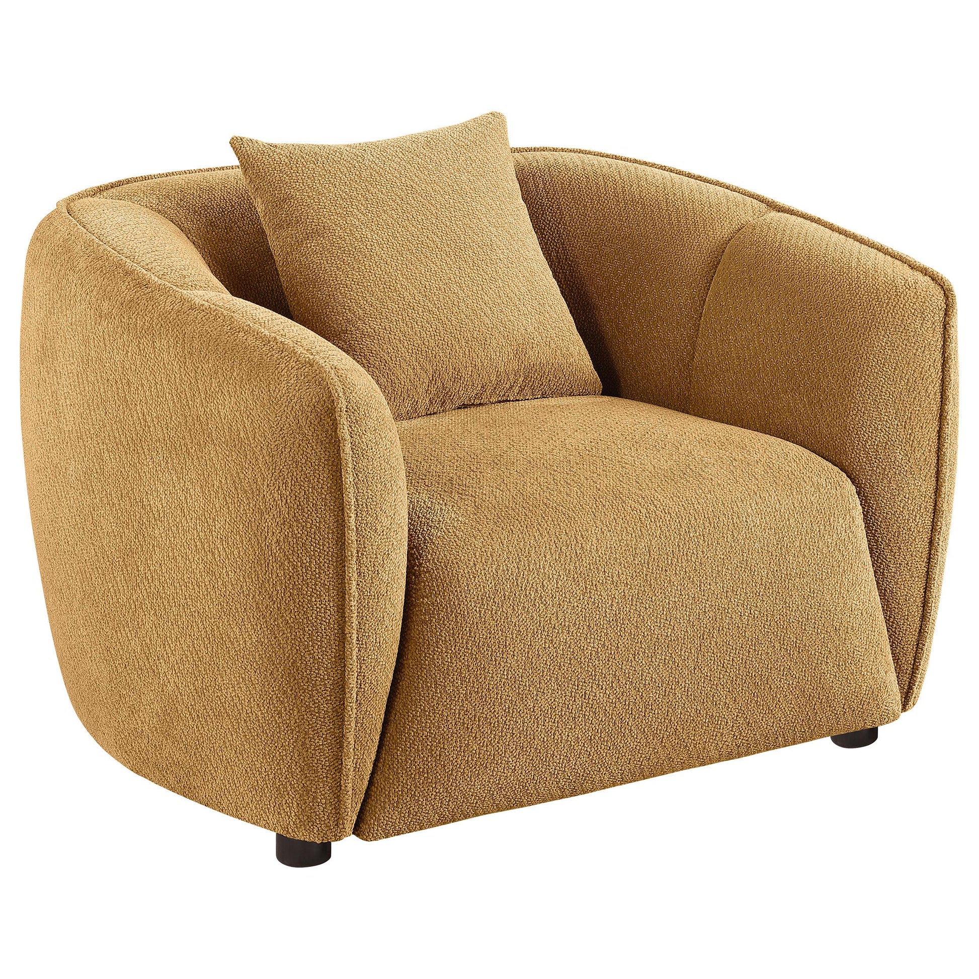  Coaster Furniture Aleisha 503063 Fabric Upholstered Accent Chair - Mustard Yellow IMAGE 11