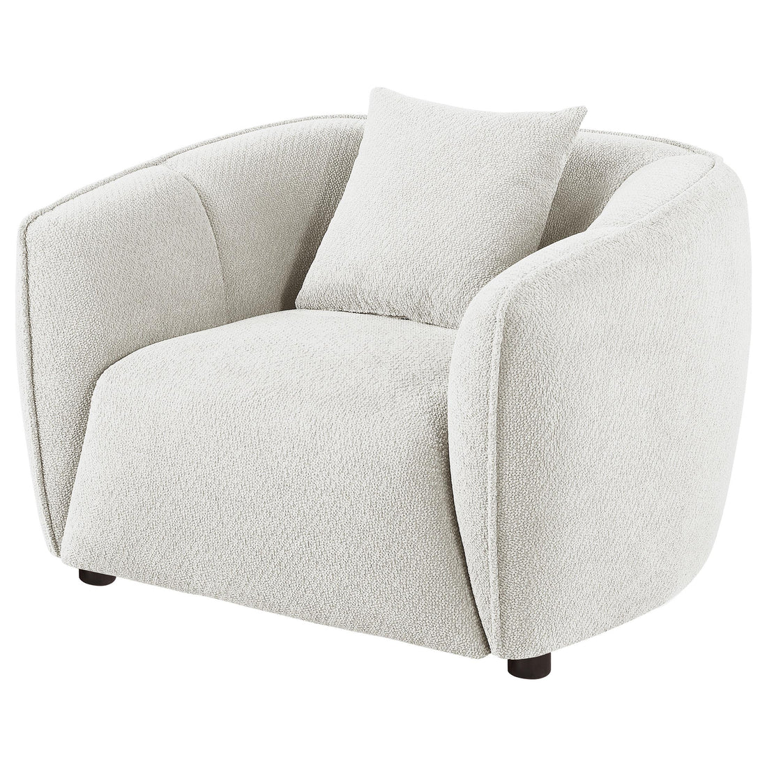  Coaster Furniture Aleisha 503066 Fabric Upholstered Accent Chair - Sand IMAGE 1