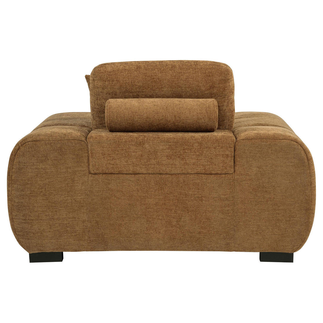  Coaster Furniture Octavia 509343 Upholstered Track Arm Accent Chair - Amber IMAGE 1