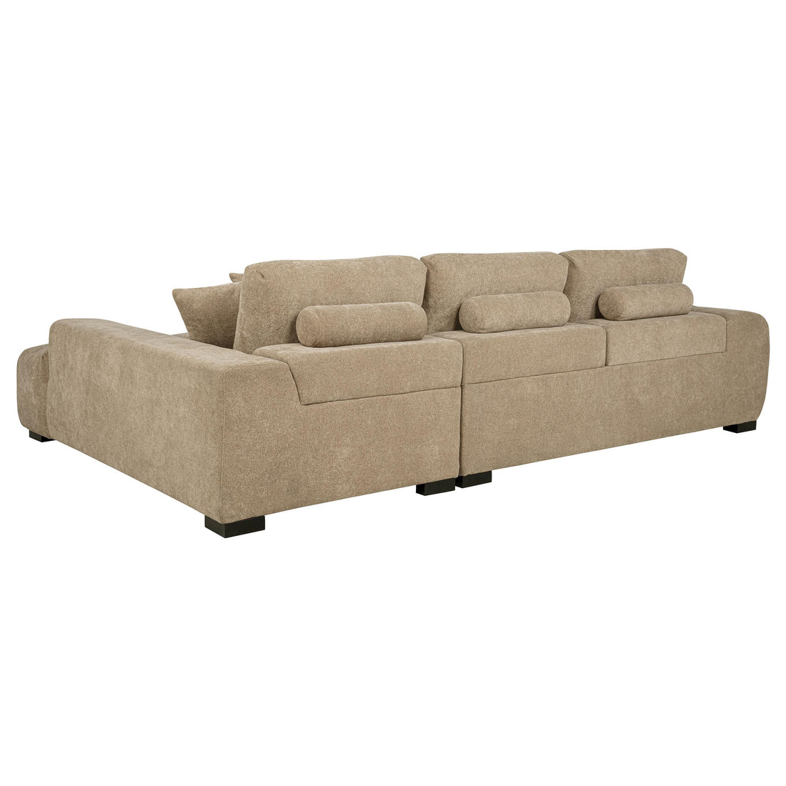  Coaster Furniture Octavia 509961 Upholstered Sectional Chaise Sofa - Camel IMAGE 1