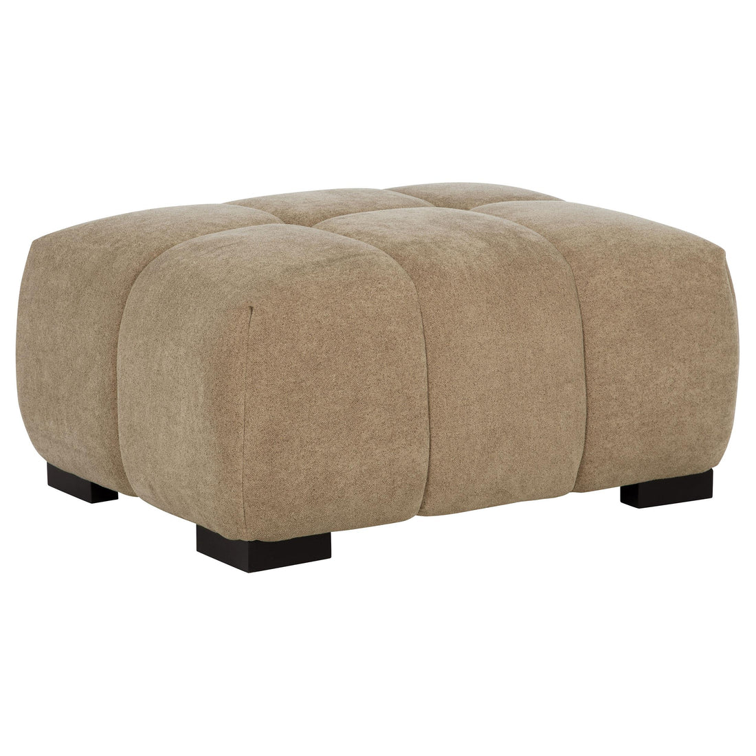  Coaster Furniture Octavia 509964 Upholstered Rectangular Ottoman - Camel IMAGE 1