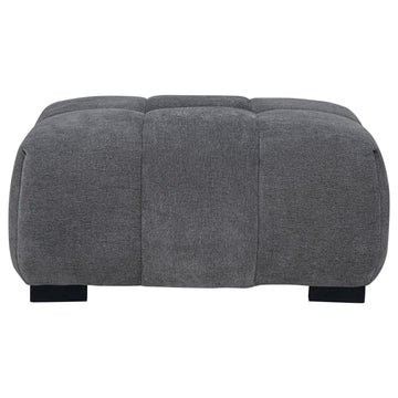  Coaster Furniture Octavia 509968 Upholstered Rectangular Ottoman - Charcoal Grey IMAGE 1