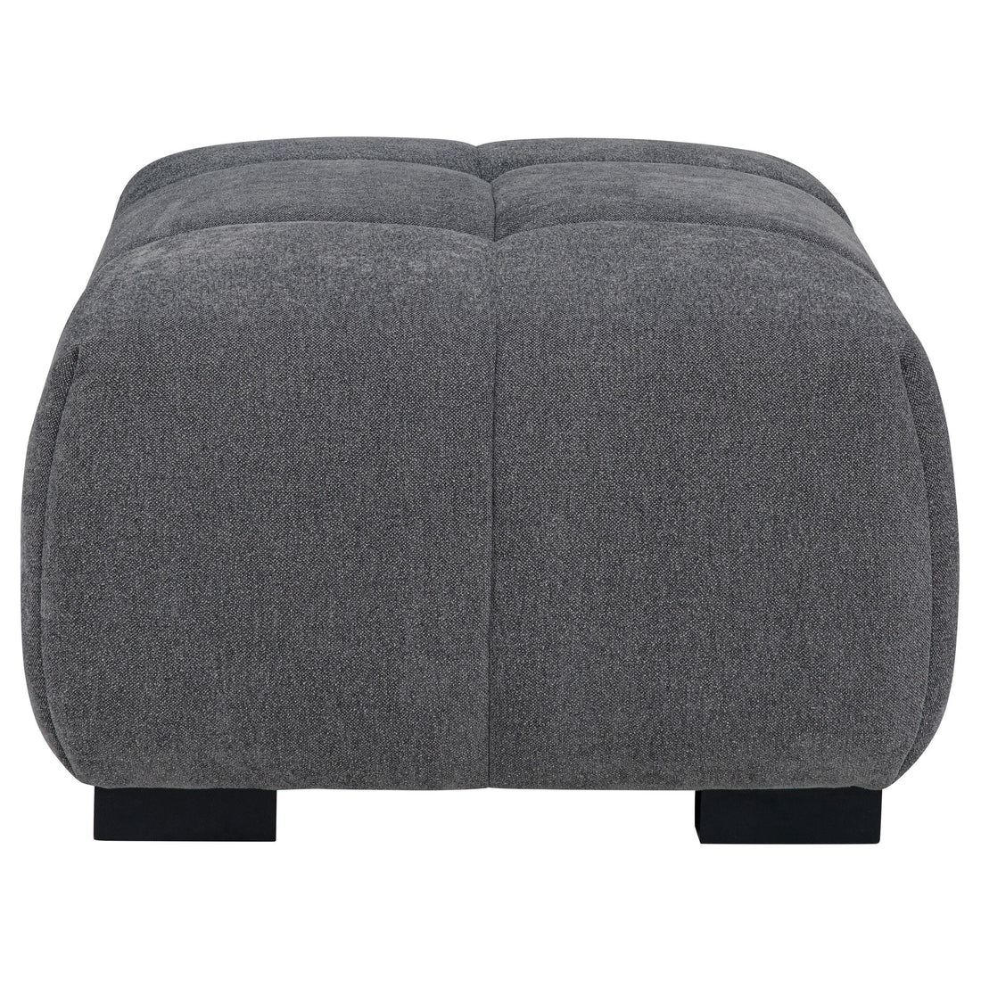 Coaster Furniture Octavia 509968 Upholstered Rectangular Ottoman - Charcoal Grey IMAGE 1