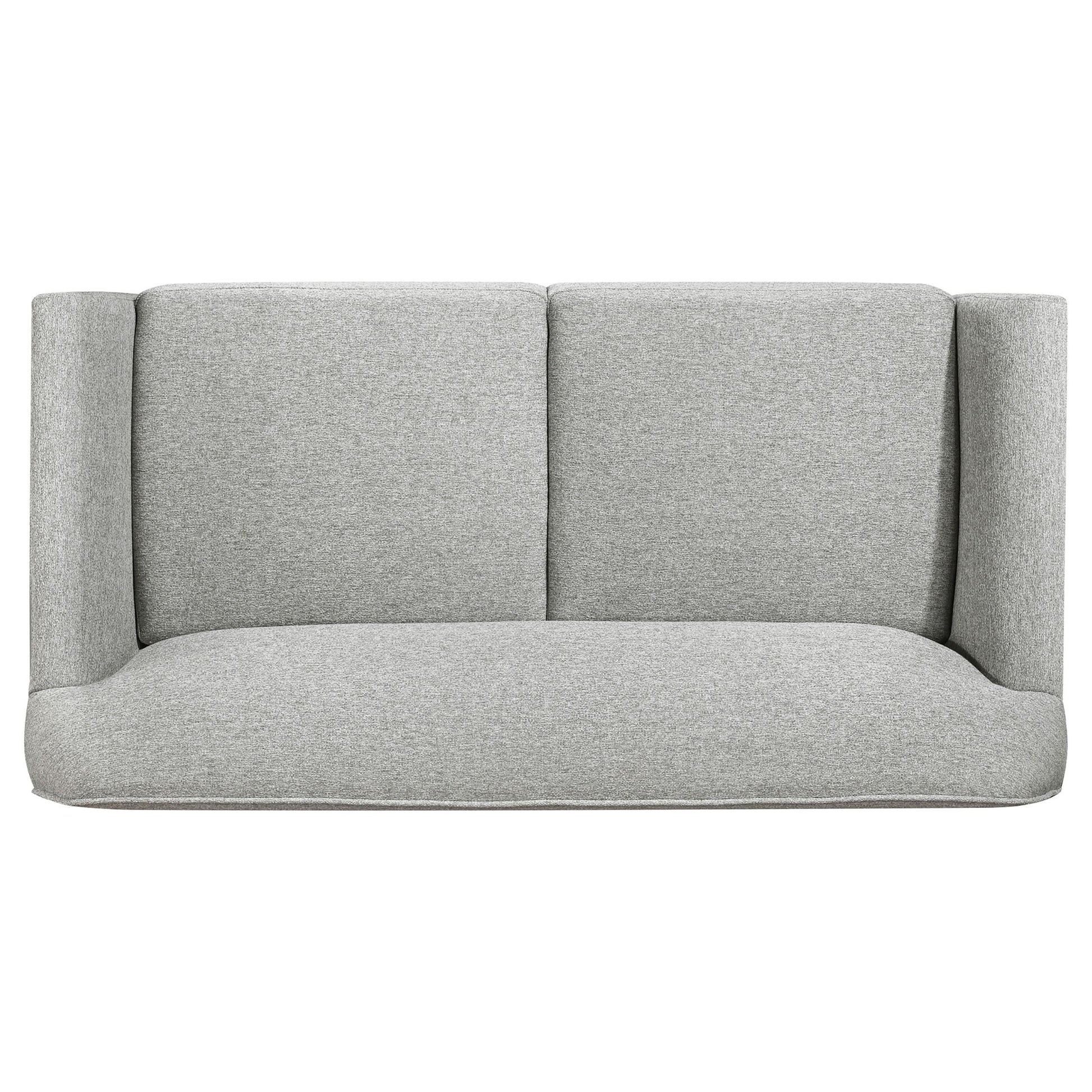  Coaster Furniture Vaughn 511072 Fabric Upholstered Flared Arm Loveseat - Grey IMAGE 4