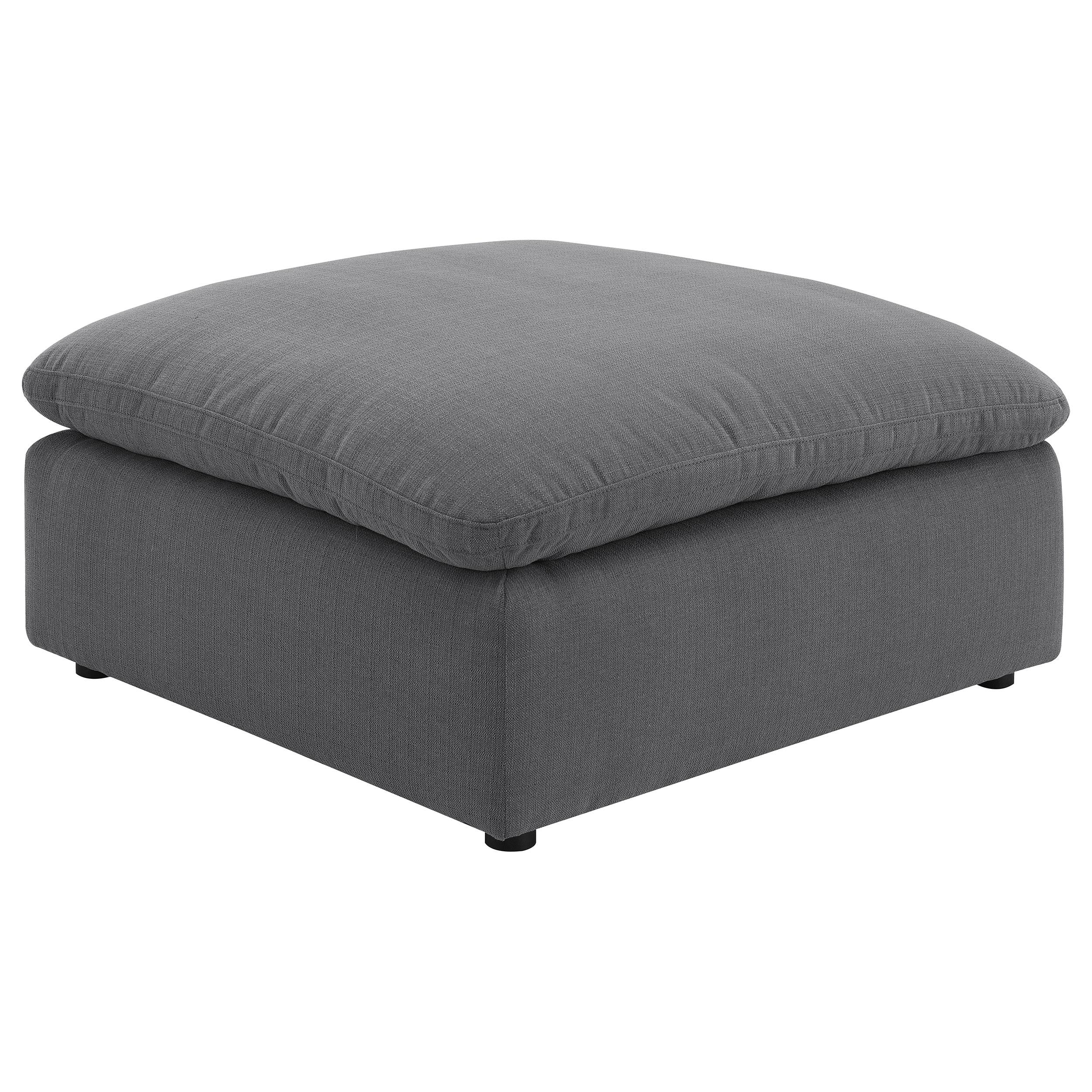  Coaster Furniture Hobson 551455-SETB 4-piece Upholstered Modular Sectional Sofa - Charcoal IMAGE 10