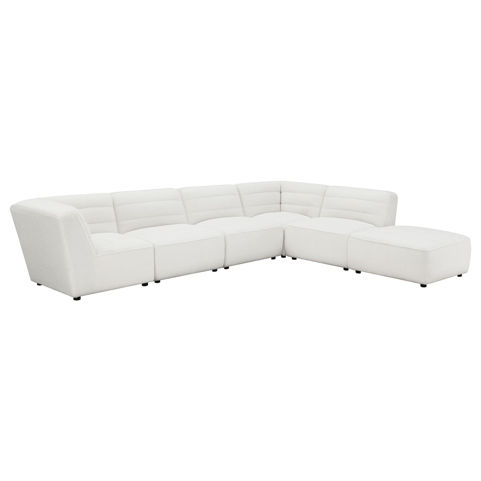  Coaster Furniture Sunny 551621 Upholstered Armless Chair - Natural IMAGE 12