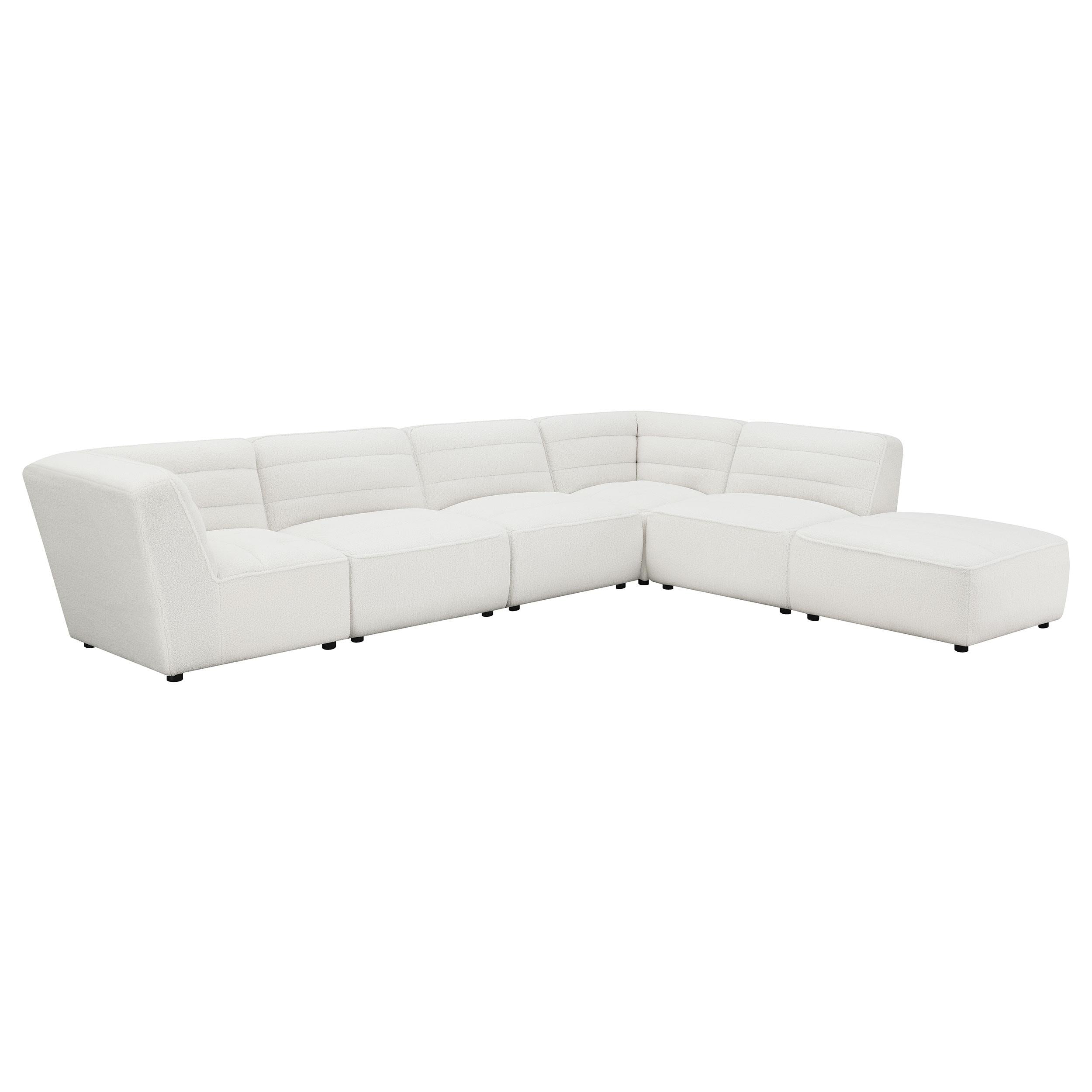  Coaster Furniture Sunny 551621 Upholstered Armless Chair - Natural IMAGE 12