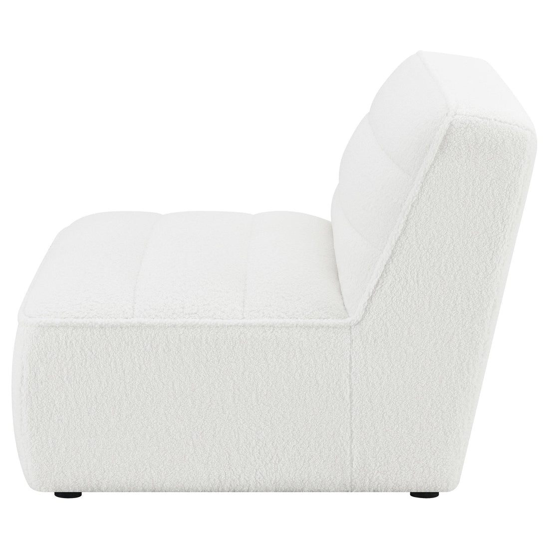  Coaster Furniture Sunny 551621 Upholstered Armless Chair - Natural IMAGE 1