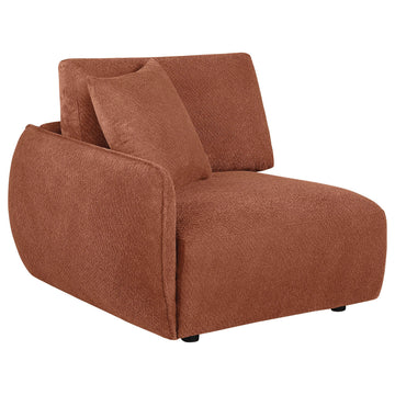 Coaster Furniture Elysia 551894LAF Chenille Upholstered Modular LAF Chair - Coral IMAGE 1