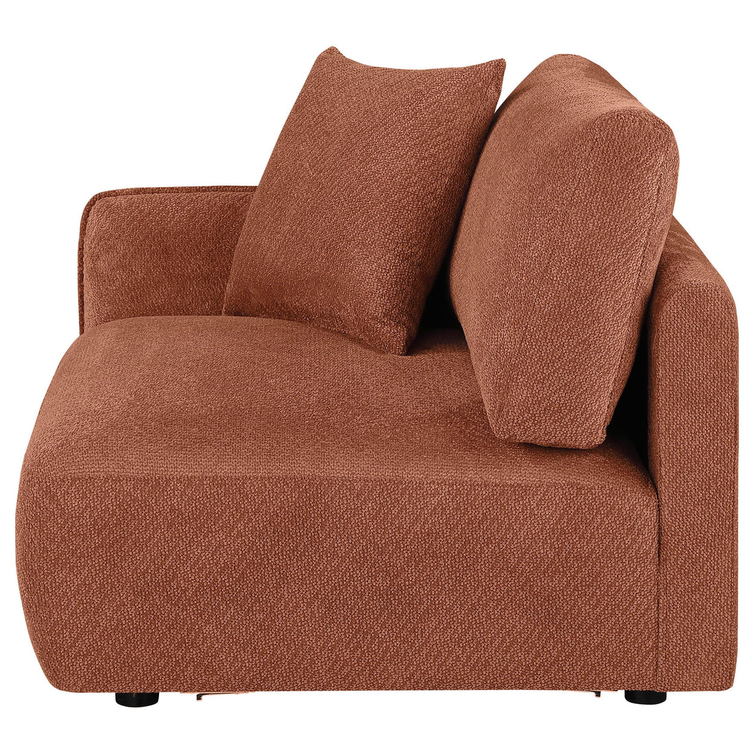  Coaster Furniture Elysia 551894LAF Chenille Upholstered Modular LAF Chair - Coral IMAGE 1