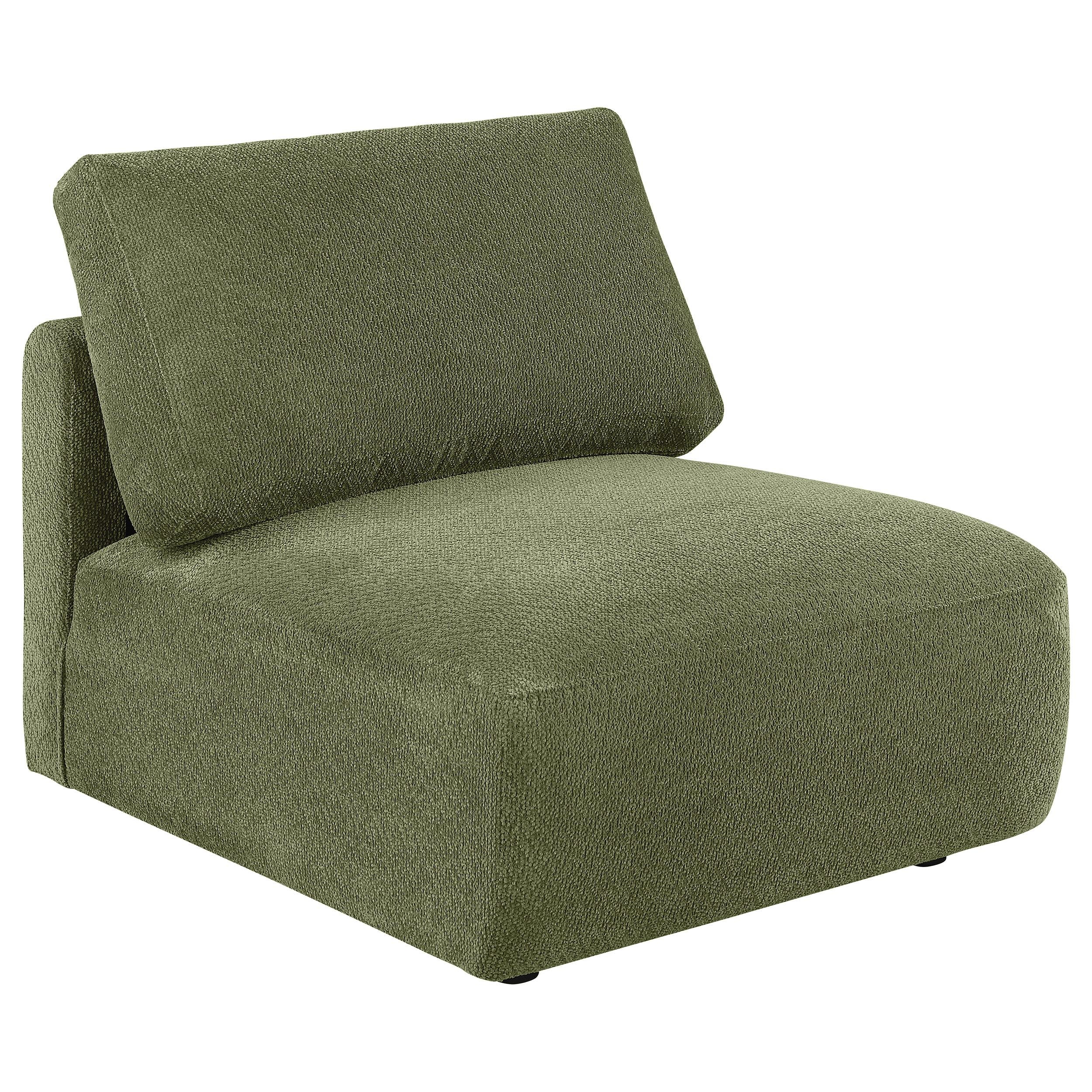  Coaster Furniture Elysia 551895-SET 6-piece Chenille Upholstered Modular Sectional Sofa - Green IMAGE 10