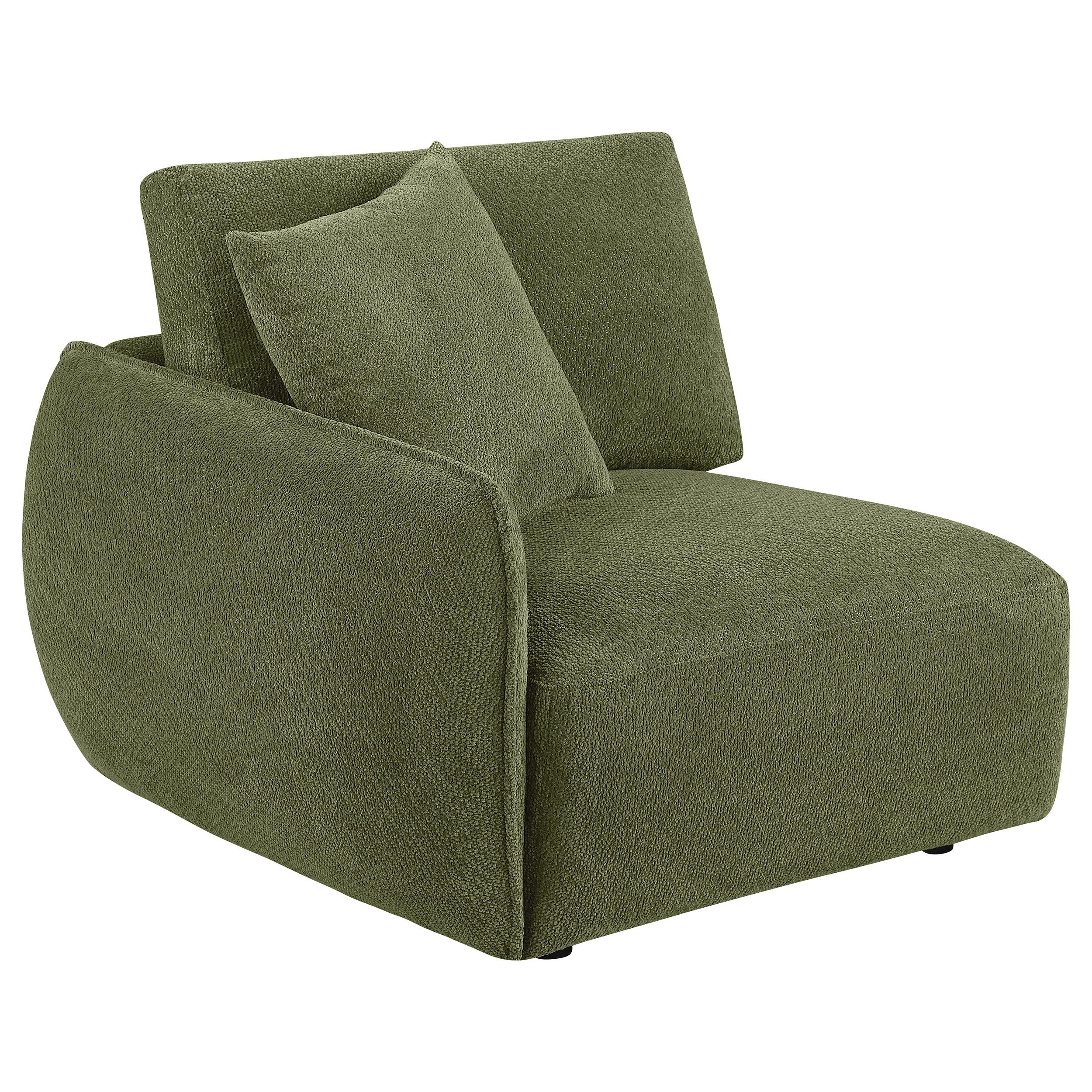  Coaster Furniture Elysia 551895-SET 6-piece Chenille Upholstered Modular Sectional Sofa - Green IMAGE 12
