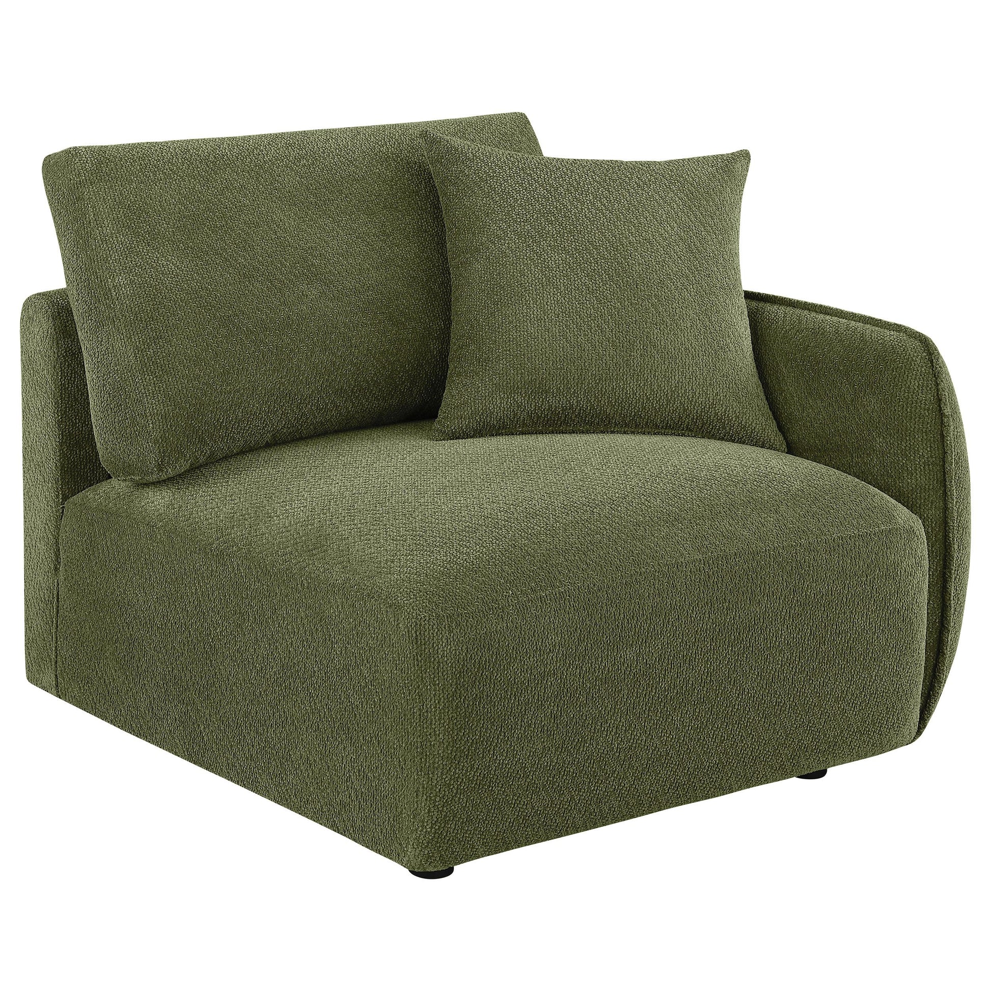  Coaster Furniture Elysia 551895-SETA 5-piece Chenille Upholstered Modular Sectional Sofa - Green IMAGE 10