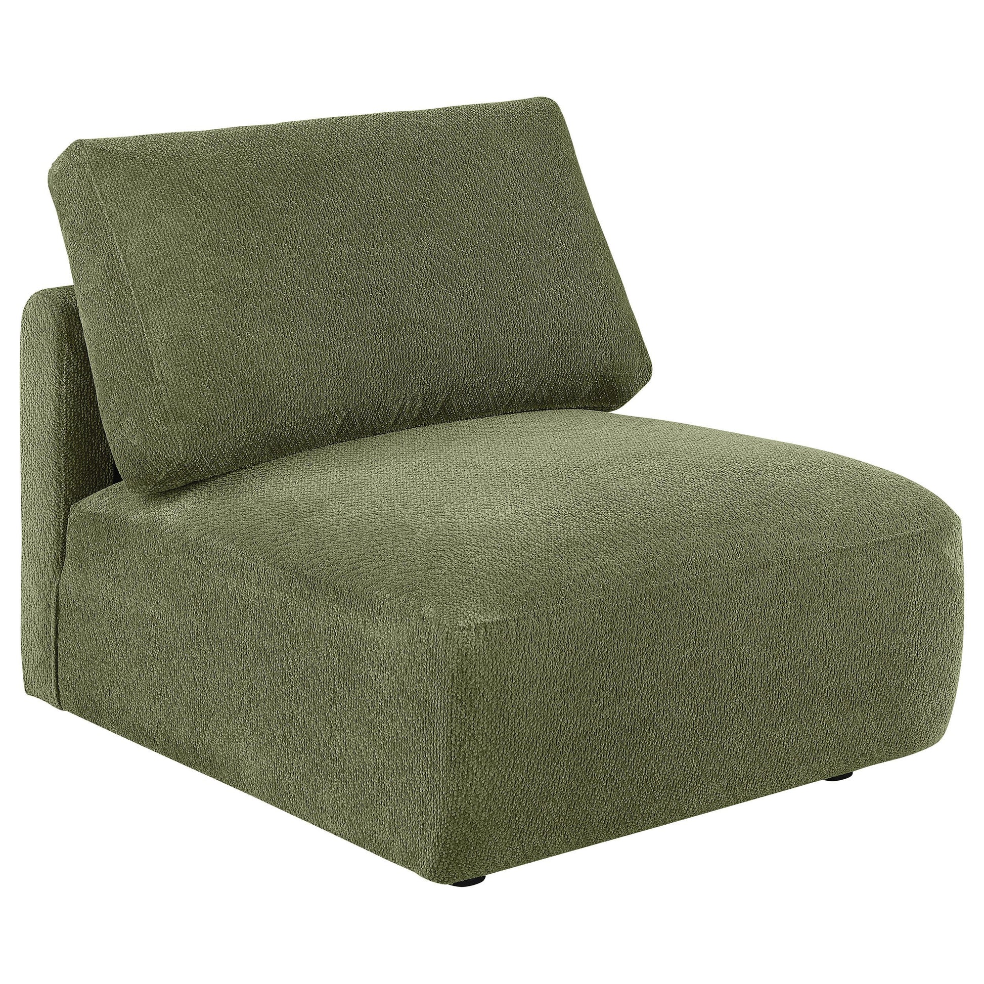  Coaster Furniture Elysia 551895-SETA 5-piece Chenille Upholstered Modular Sectional Sofa - Green IMAGE 11