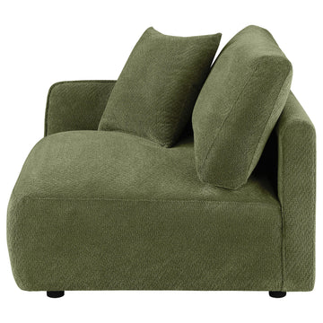  Coaster Furniture Elysia 551898LAF Chenille Upholstered Modular LAF Chair - Green IMAGE 1