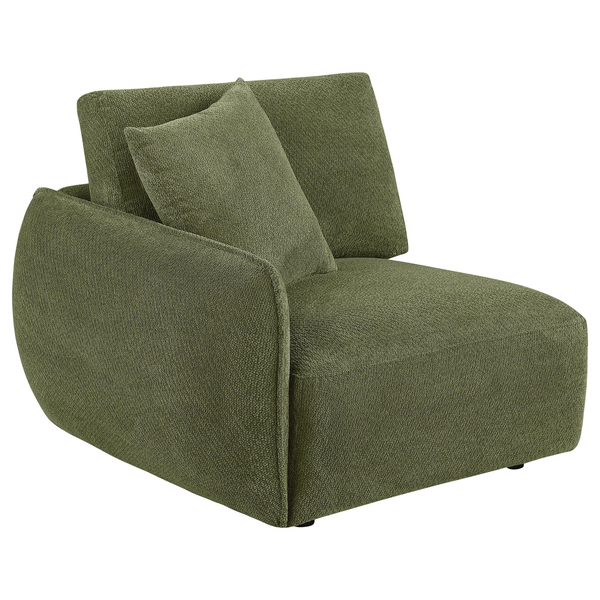  Coaster Furniture Elysia 551898LAF Chenille Upholstered Modular LAF Chair - Green IMAGE 8