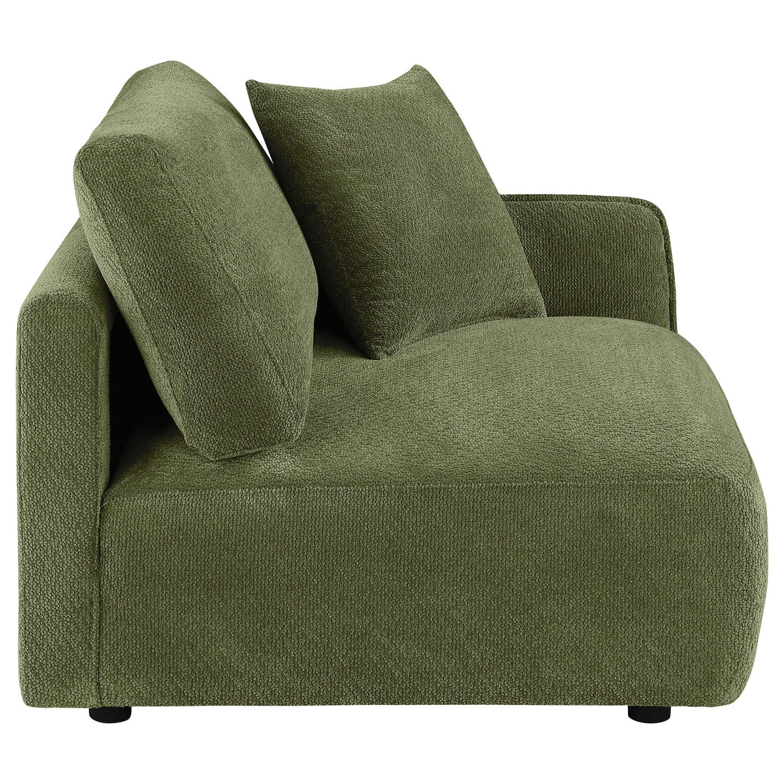  Coaster Furniture Elysia 551898RAF Chenille Upholstered Modular RAF Chair - Green IMAGE 1