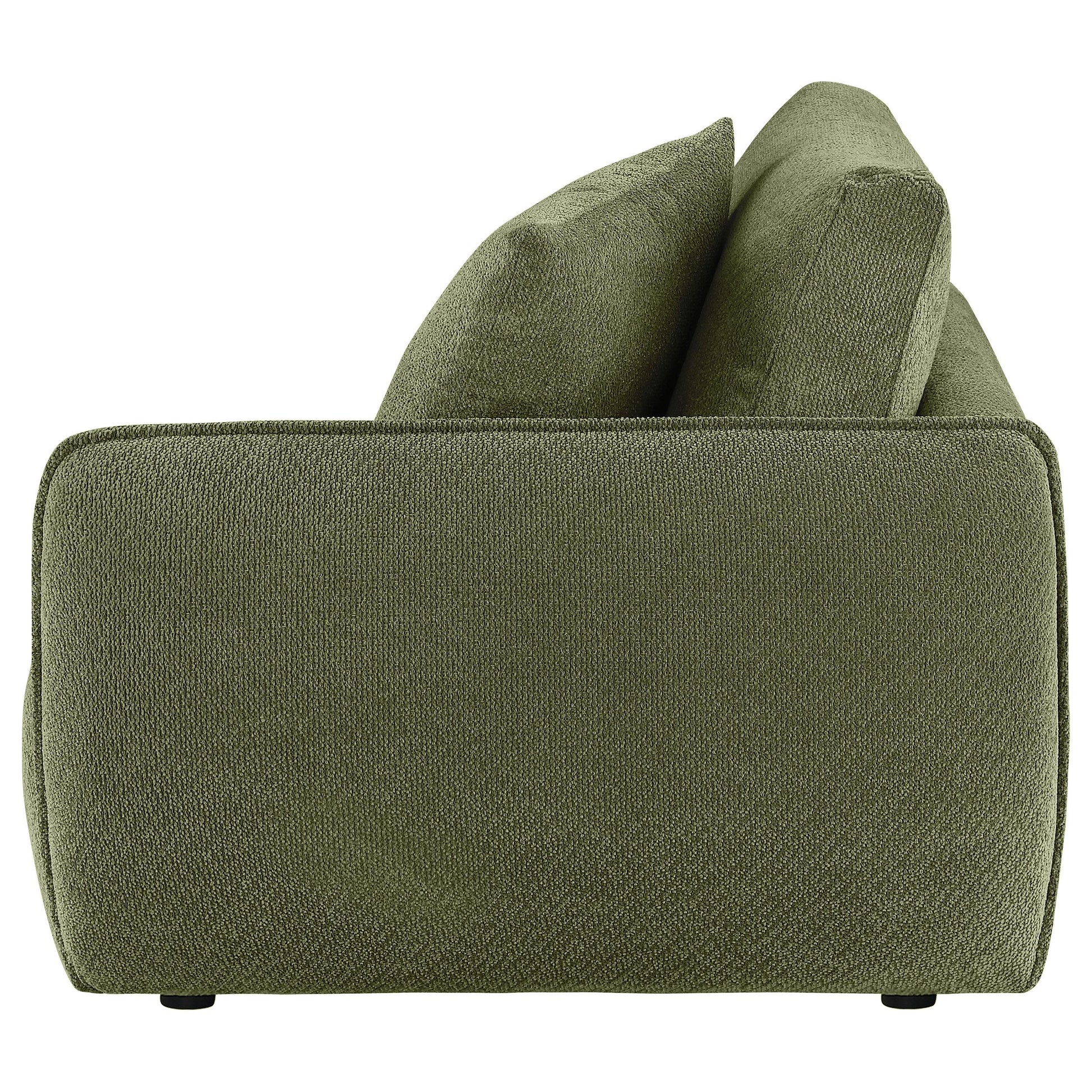  Coaster Furniture Elysia 551898RAF Chenille Upholstered Modular RAF Chair - Green IMAGE 2