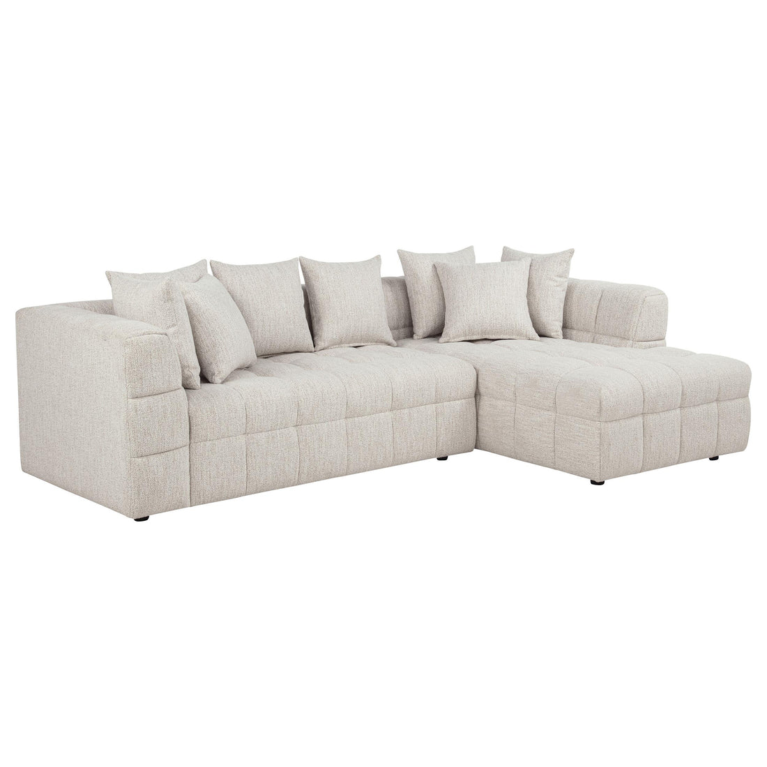  Coaster Furniture Amara 551911-SETB 2-Piece Upholstered Sectional Sofa IMAGE 1