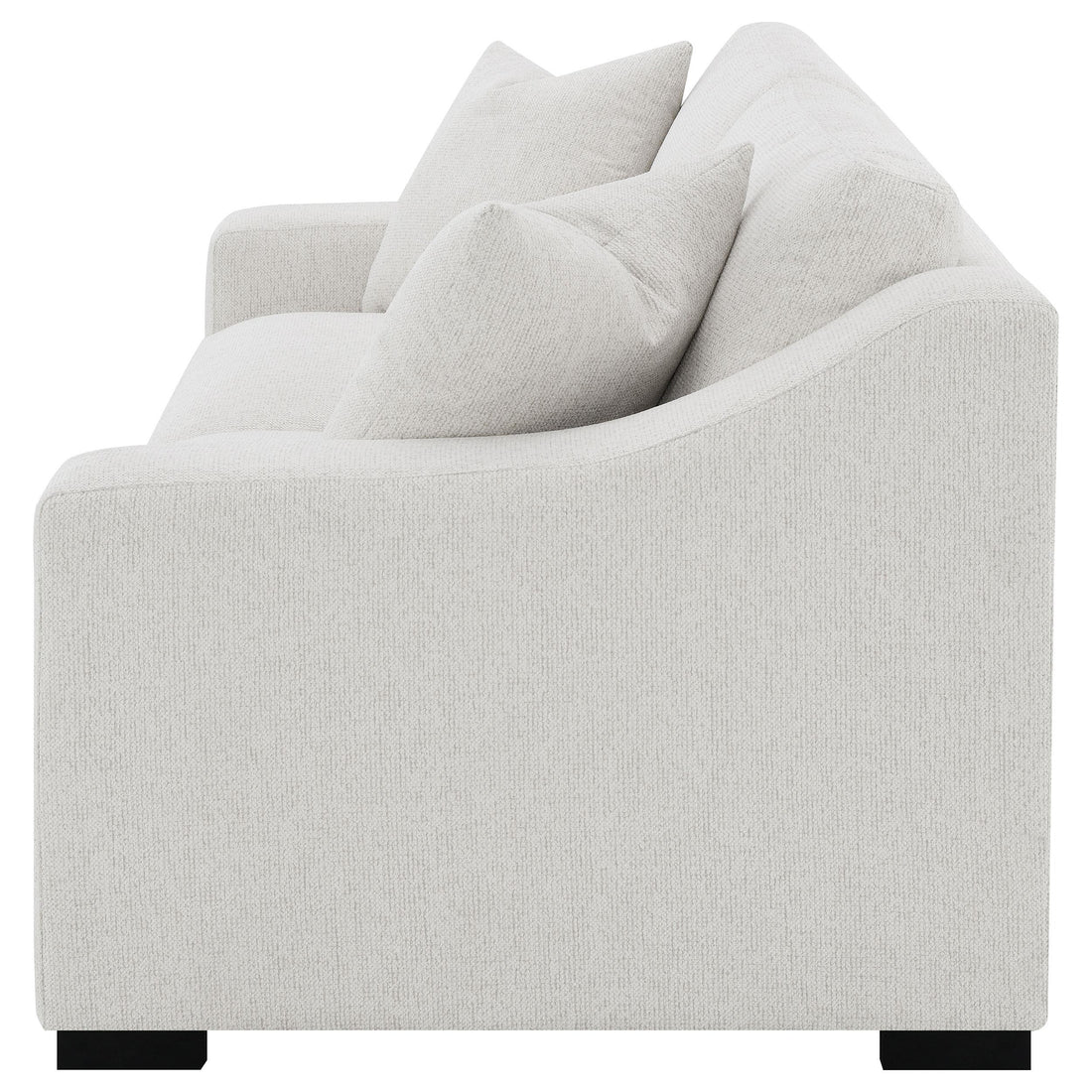  Coaster Furniture Ashlyn 552091 Fabric Upholstered Track Arm Sofa - Sand IMAGE 1