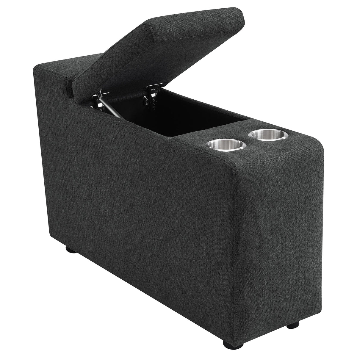  Coaster Furniture Collins 609531PT 5-Piece Power Reclining Home Theater Seating - Dark Grey IMAGE 10