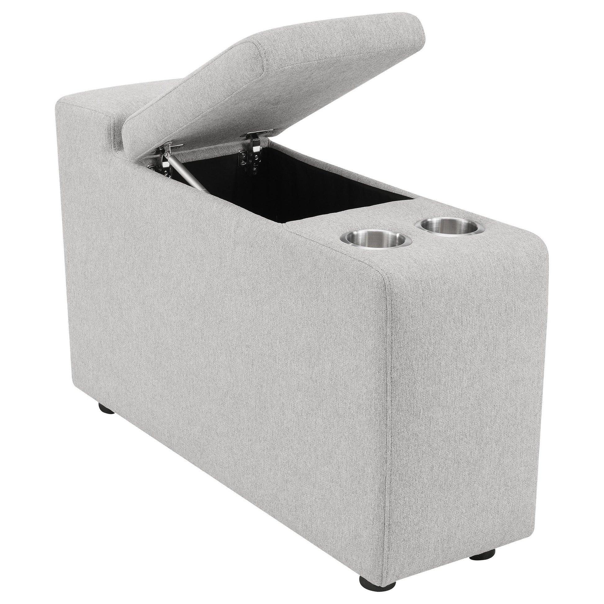  Coaster Furniture Collins 609561PT 5-Piece Power Reclining Home Theater Seating - Grey IMAGE 11
