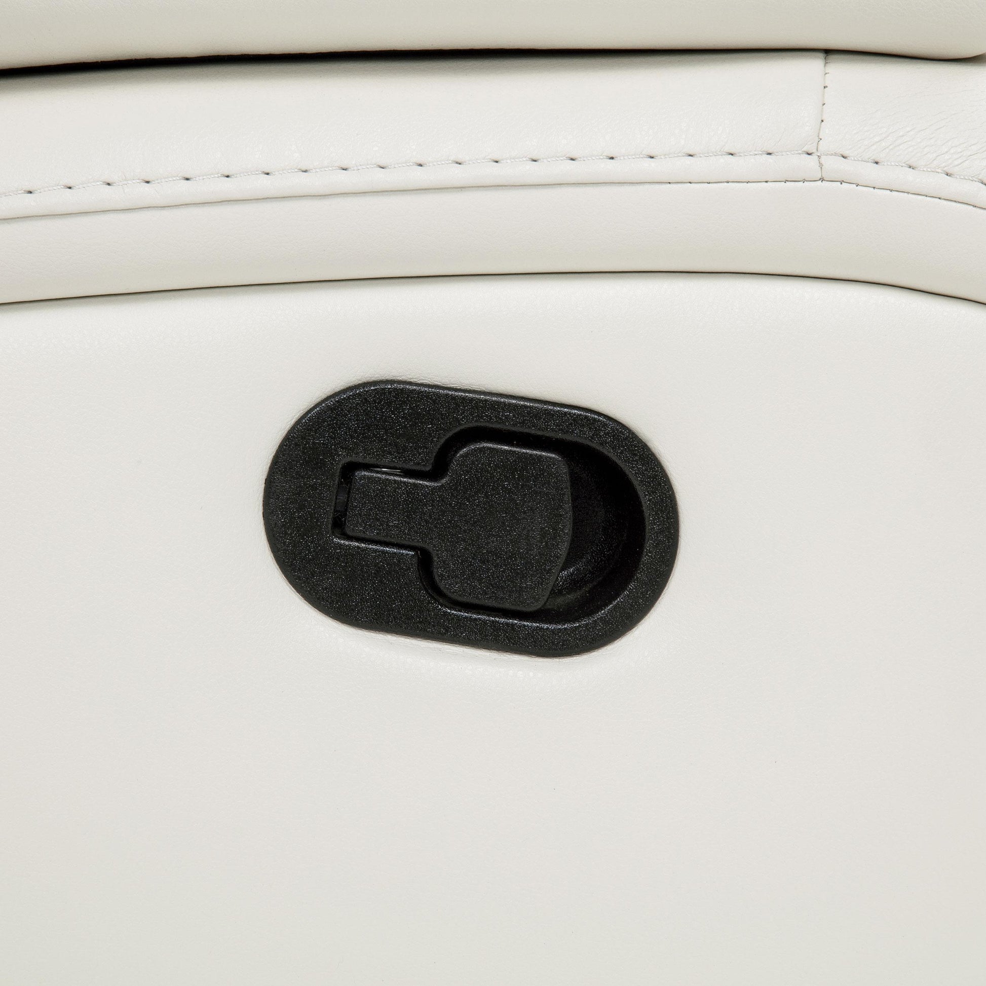  Coaster Furniture Camila 610247 Upholstered Motion Reclining Sofa - White IMAGE 5