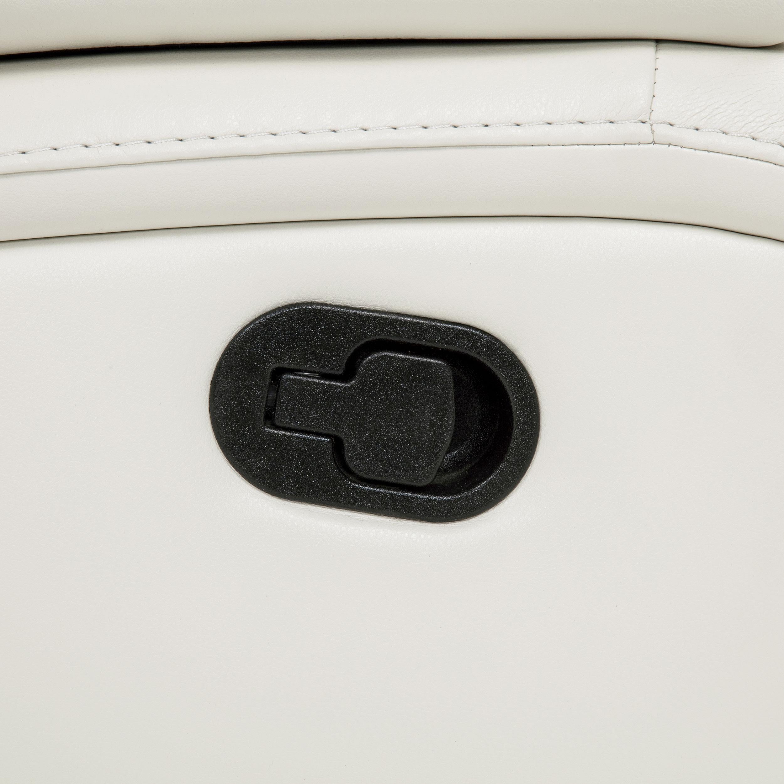  Coaster Furniture Camila 610249 Upholstered Glider Recliner Chair - White IMAGE 6