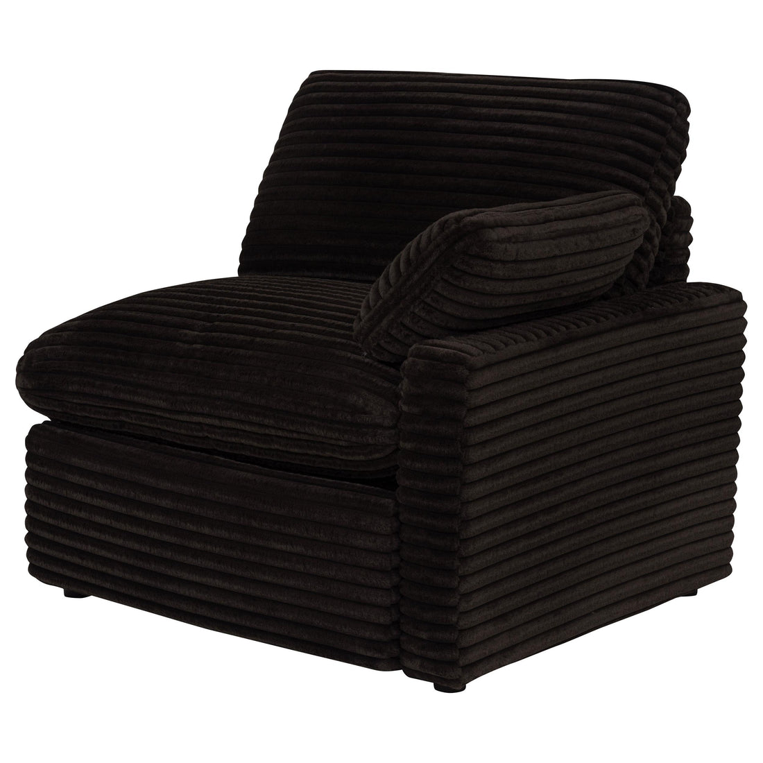 Coaster Furniture Collins 610350RRP Modular RAF Power Recliner - Chocolate Brown IMAGE 1