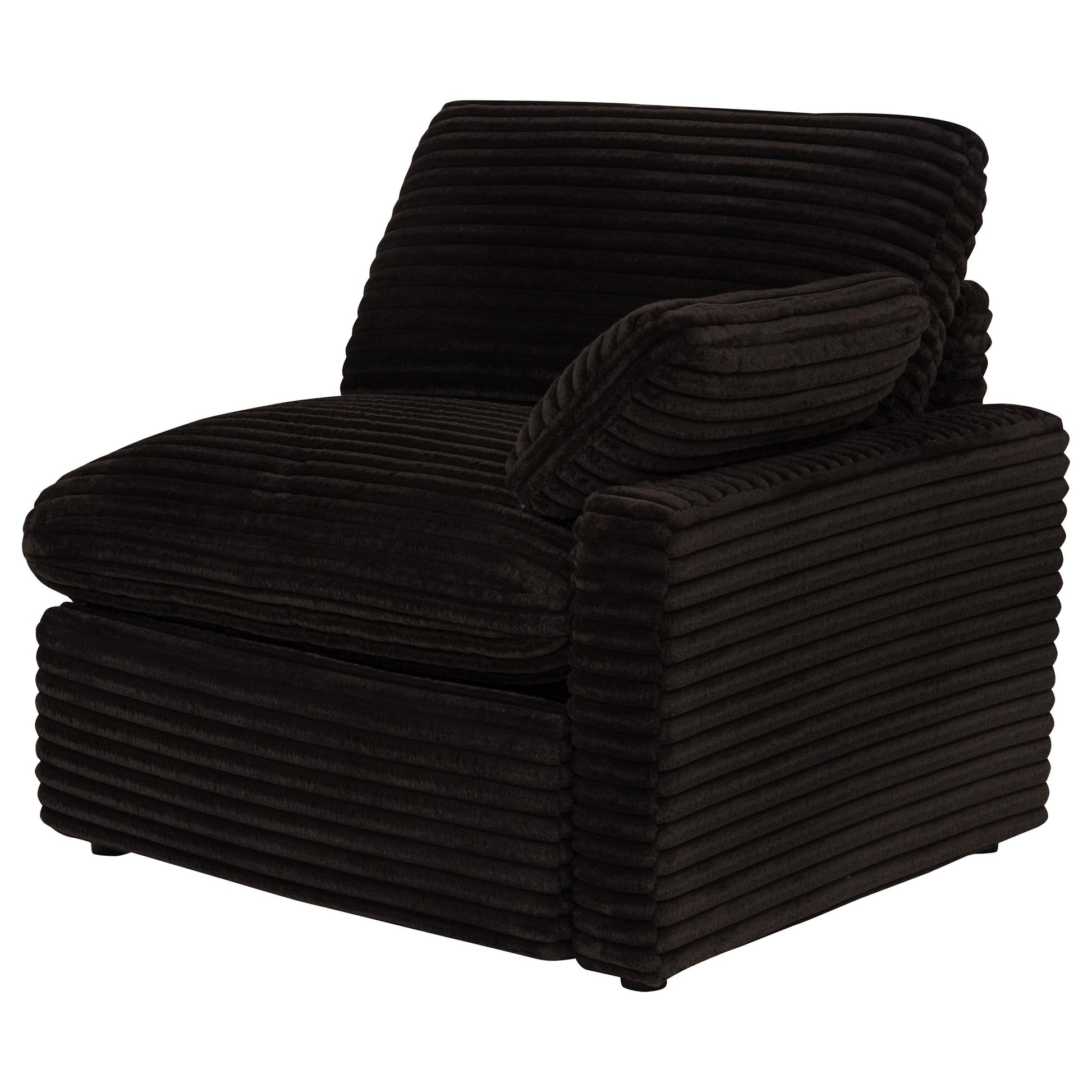  Coaster Furniture Collins 610350RRP Modular RAF Power Recliner - Chocolate Brown IMAGE 1