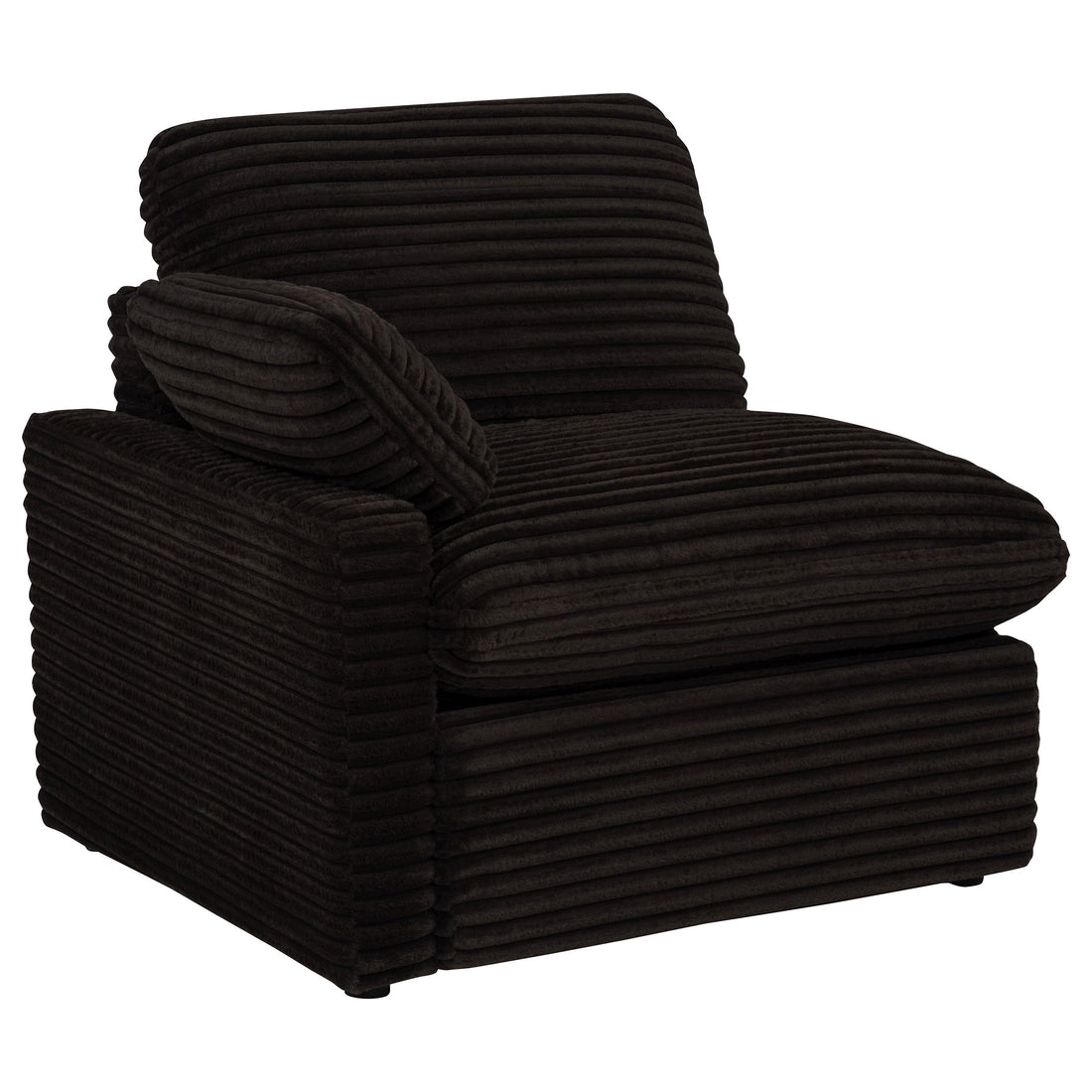  Coaster Furniture Collins 610352P Modular Power Loveseat - Chocolate Brown IMAGE 1