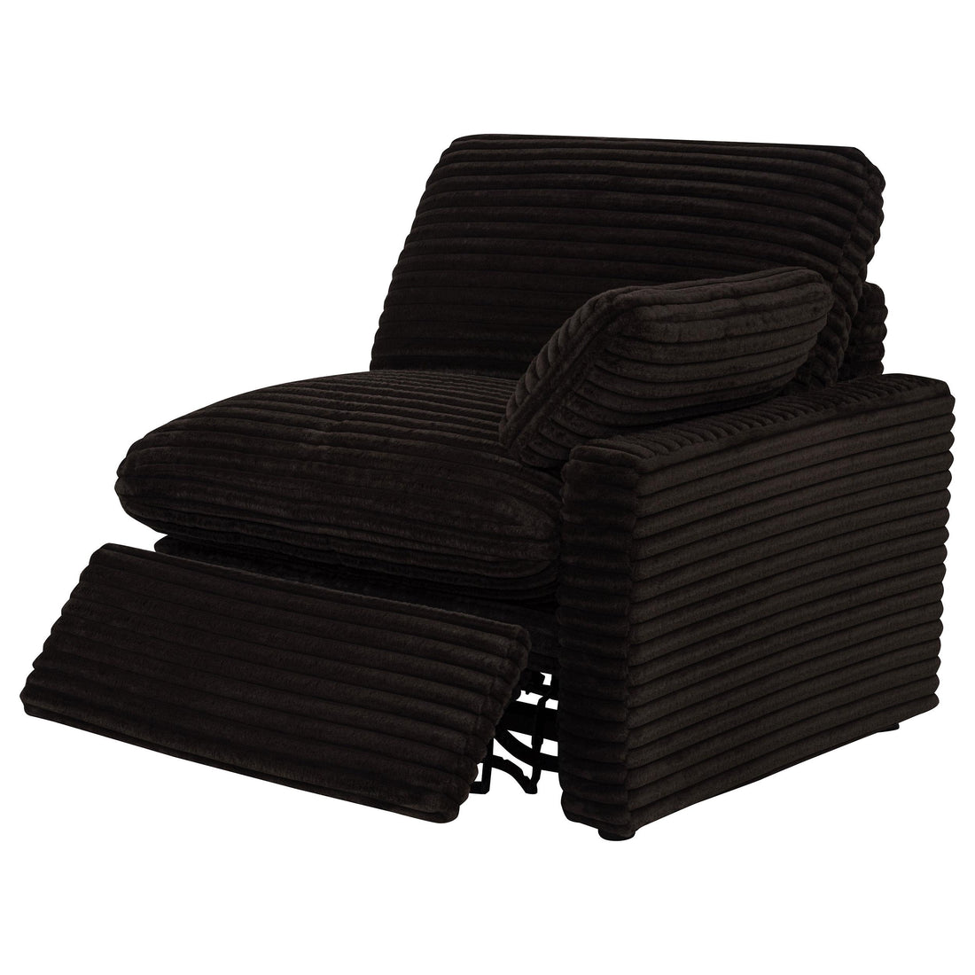  Coaster Furniture Collins 610352P Modular Power Loveseat - Chocolate Brown IMAGE 1