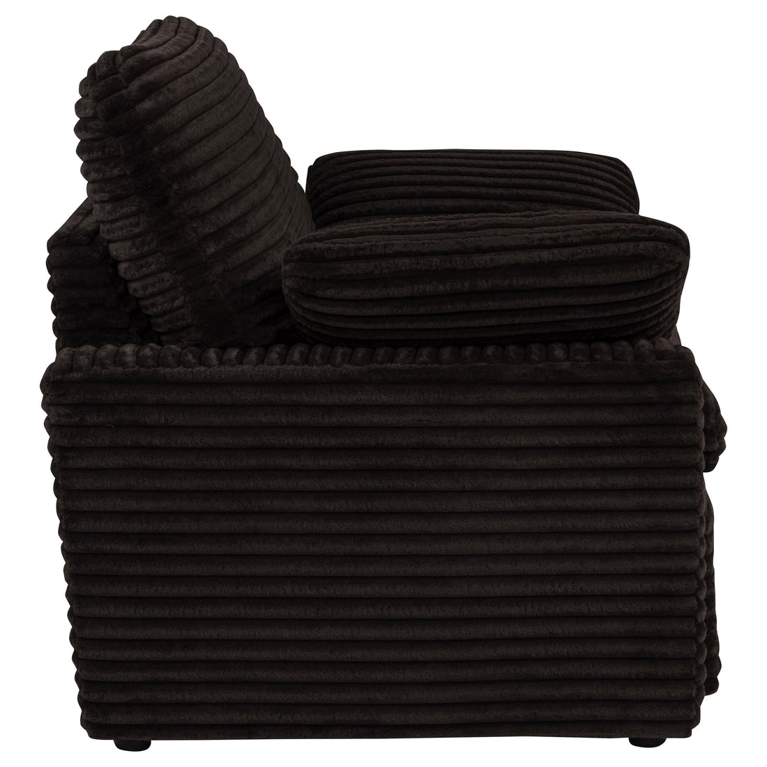  Coaster Furniture Collins 610353P Upholstered Power Recliner Chair - Chocolate Brown IMAGE 1