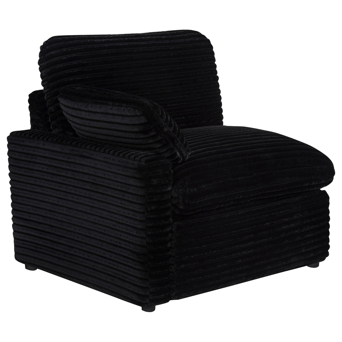 Coaster Furniture Collins 610360LRP Modular LAF Power Recliner - Black IMAGE 1