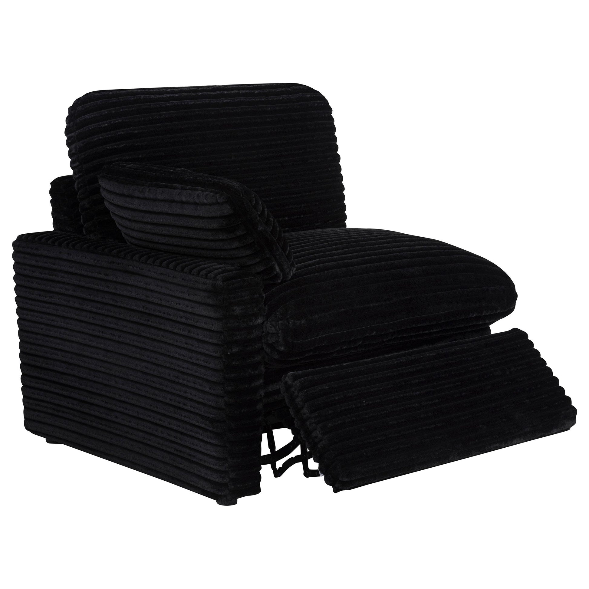  Coaster Furniture Collins 610360LRP Modular LAF Power Recliner - Black IMAGE 10