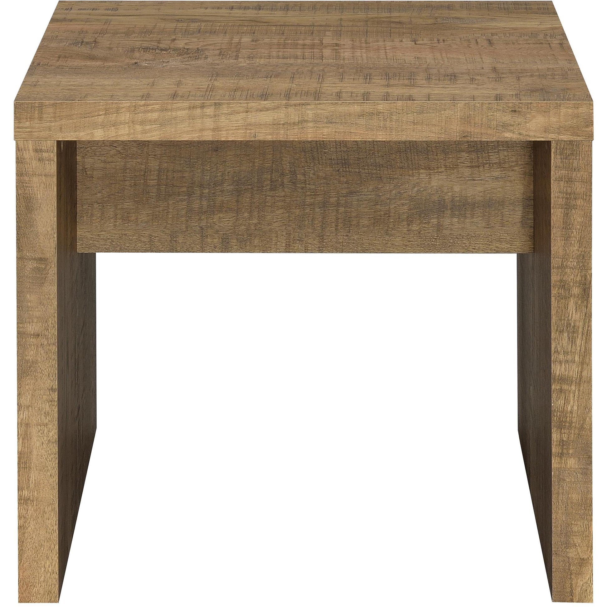  Coaster Furniture Lynette 704128-S3 3-piece Rectangular Coffee and End Table Set - Mango IMAGE 4